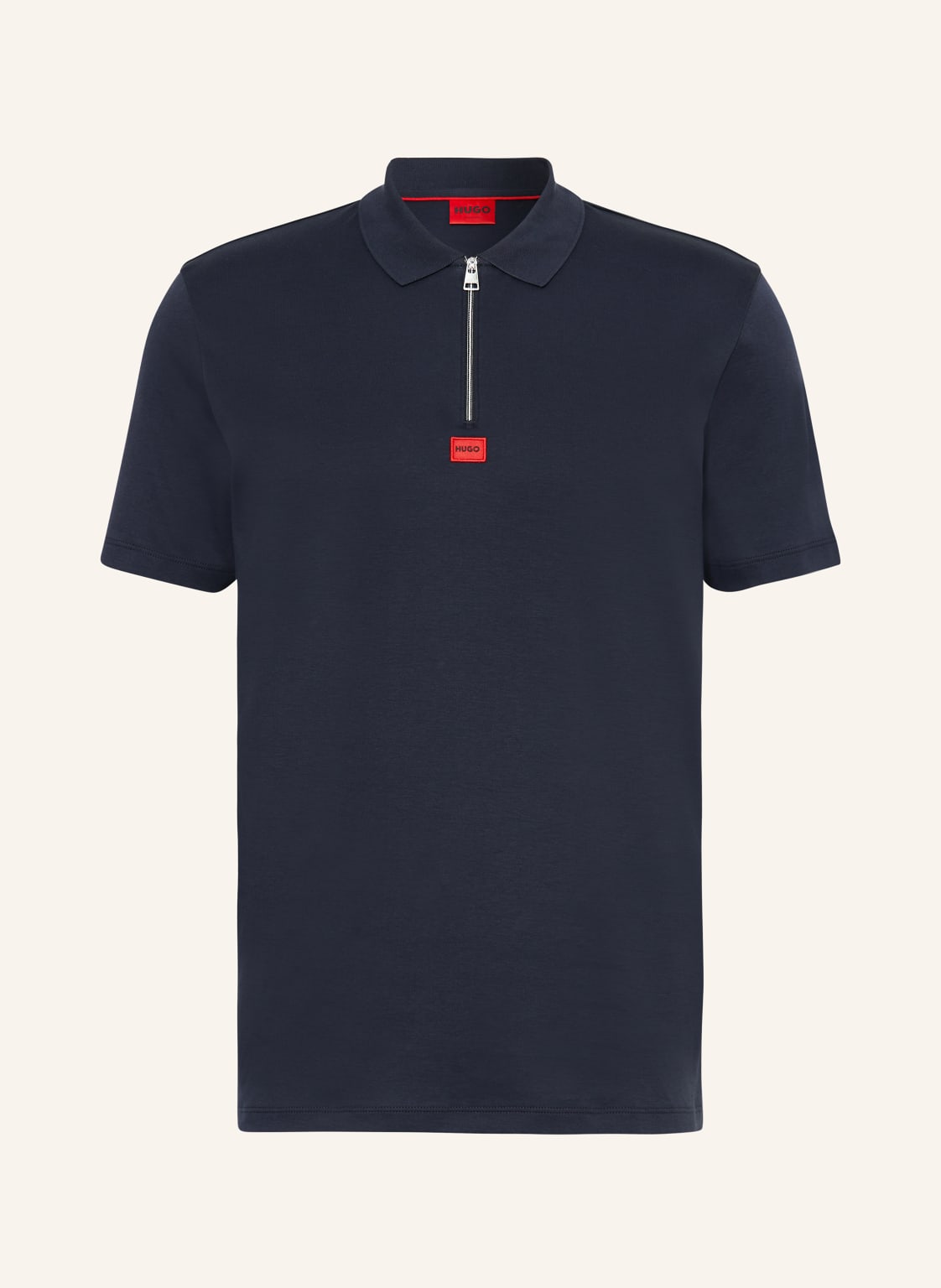 Hugo Jersey-Poloshirt Deresom Regular Fit blau von HUGO