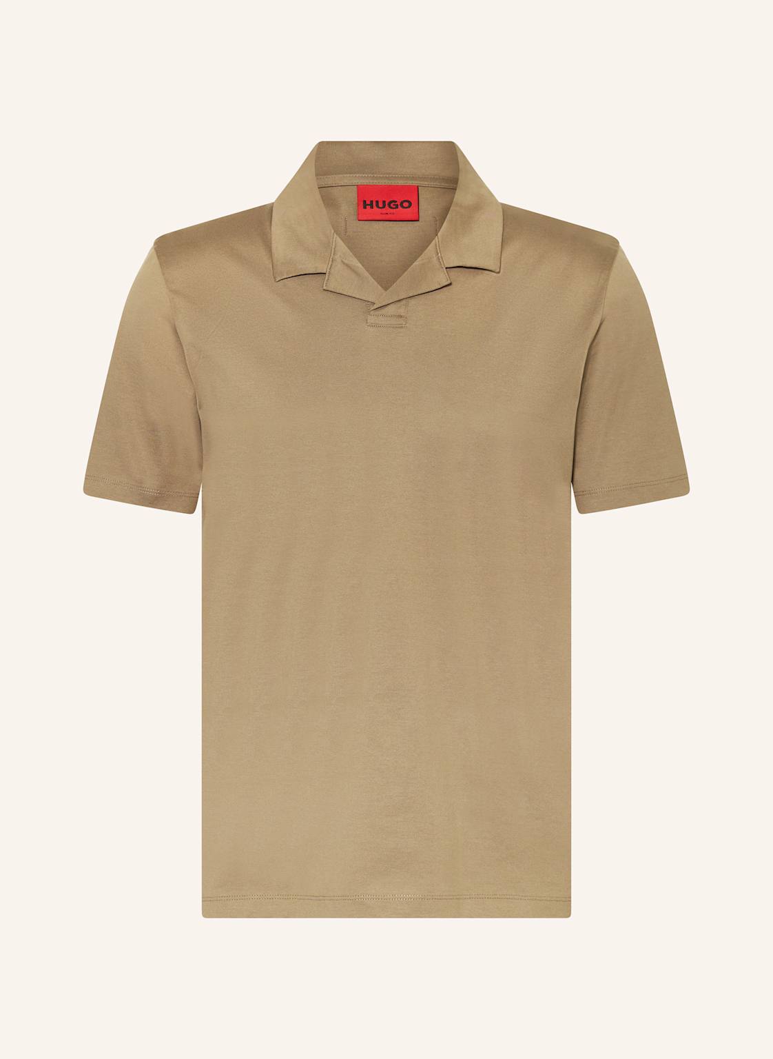 Hugo Jersey-Poloshirt Dimerspolo braun Hugo Jersey-Poloshirt Dimerspolo braun von HUGO