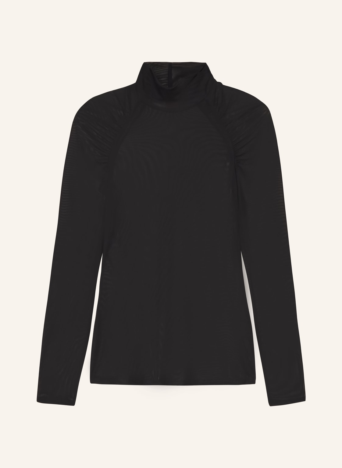 Hugo Longsleeve Damaryllis Aus Mesh schwarz von HUGO