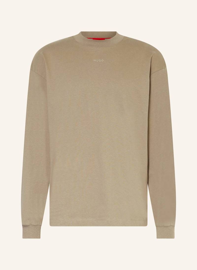 Hugo Longsleeve Daposo braun von HUGO