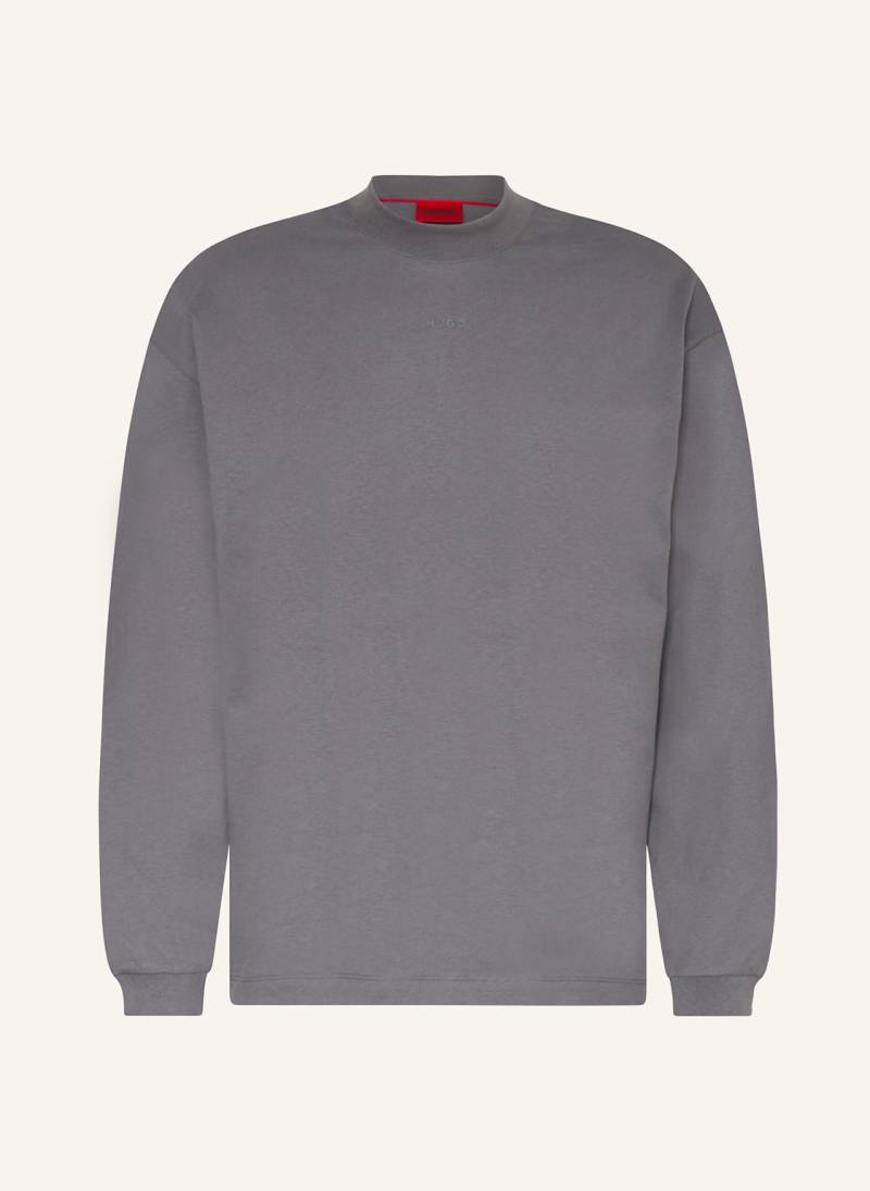 Hugo Longsleeve Daposo grau von HUGO