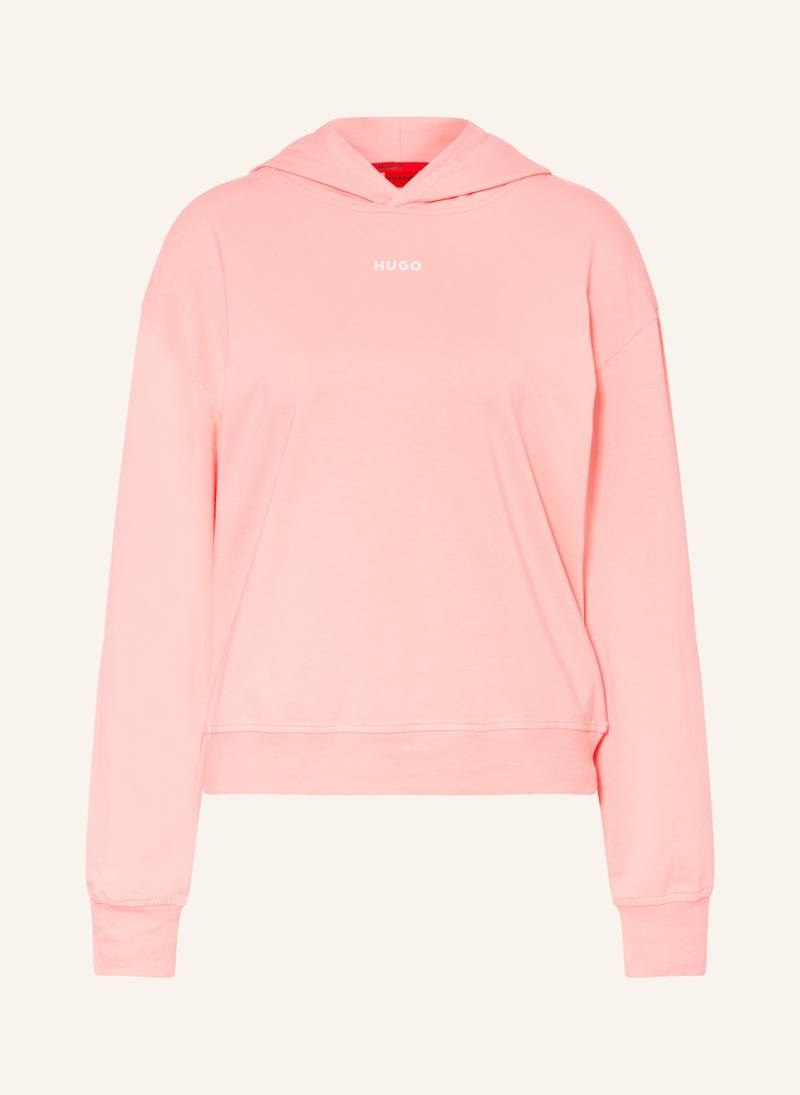 Hugo Lounge-Hoodie Huffle orange von HUGO