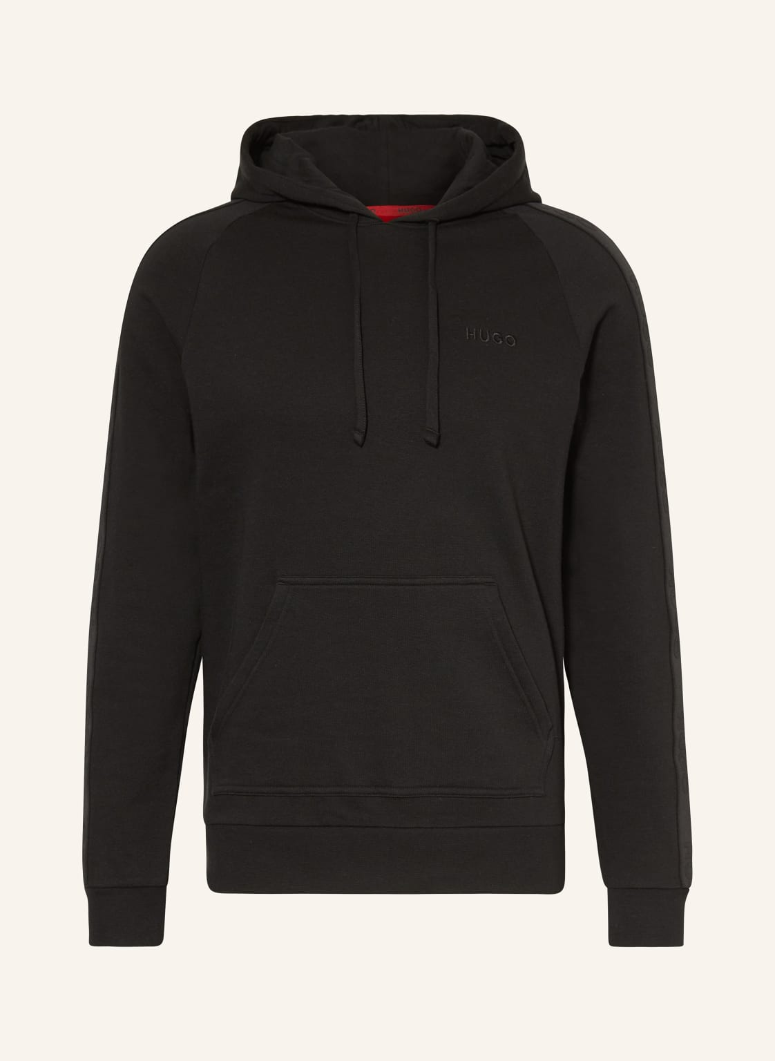 Hugo Lounge-Hoodie schwarz von HUGO