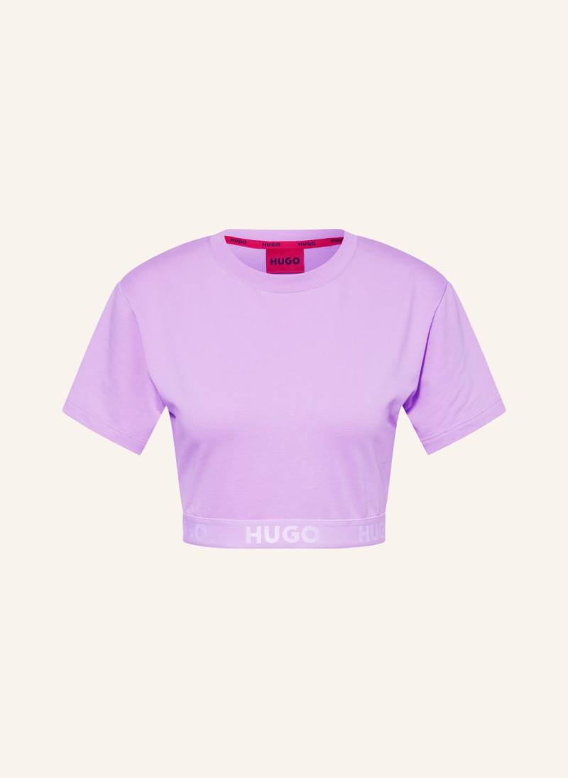 Hugo Lounge-Shirt Sporty lila von HUGO