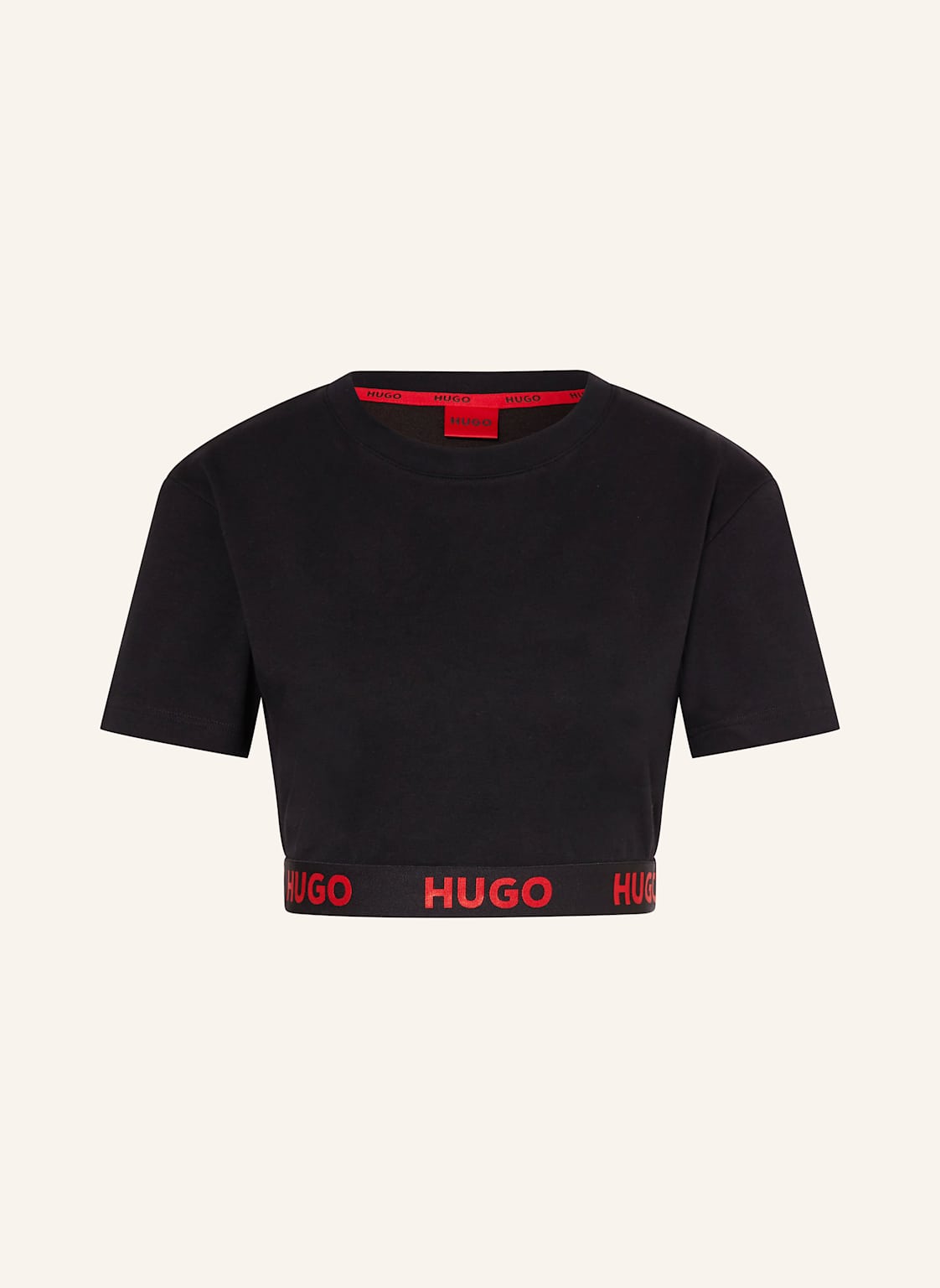 Hugo Lounge-Shirt Sporty schwarz Hugo Lounge-Shirt Sporty schwarz von HUGO