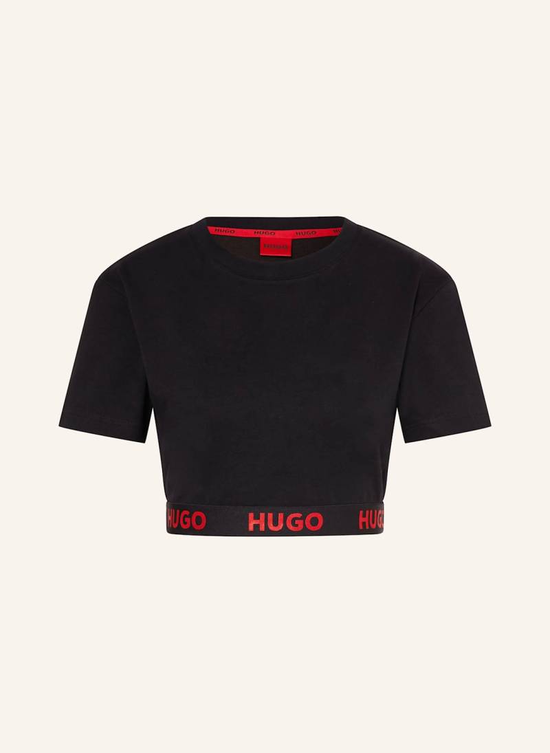 Hugo Lounge-Shirt Sporty schwarz von HUGO