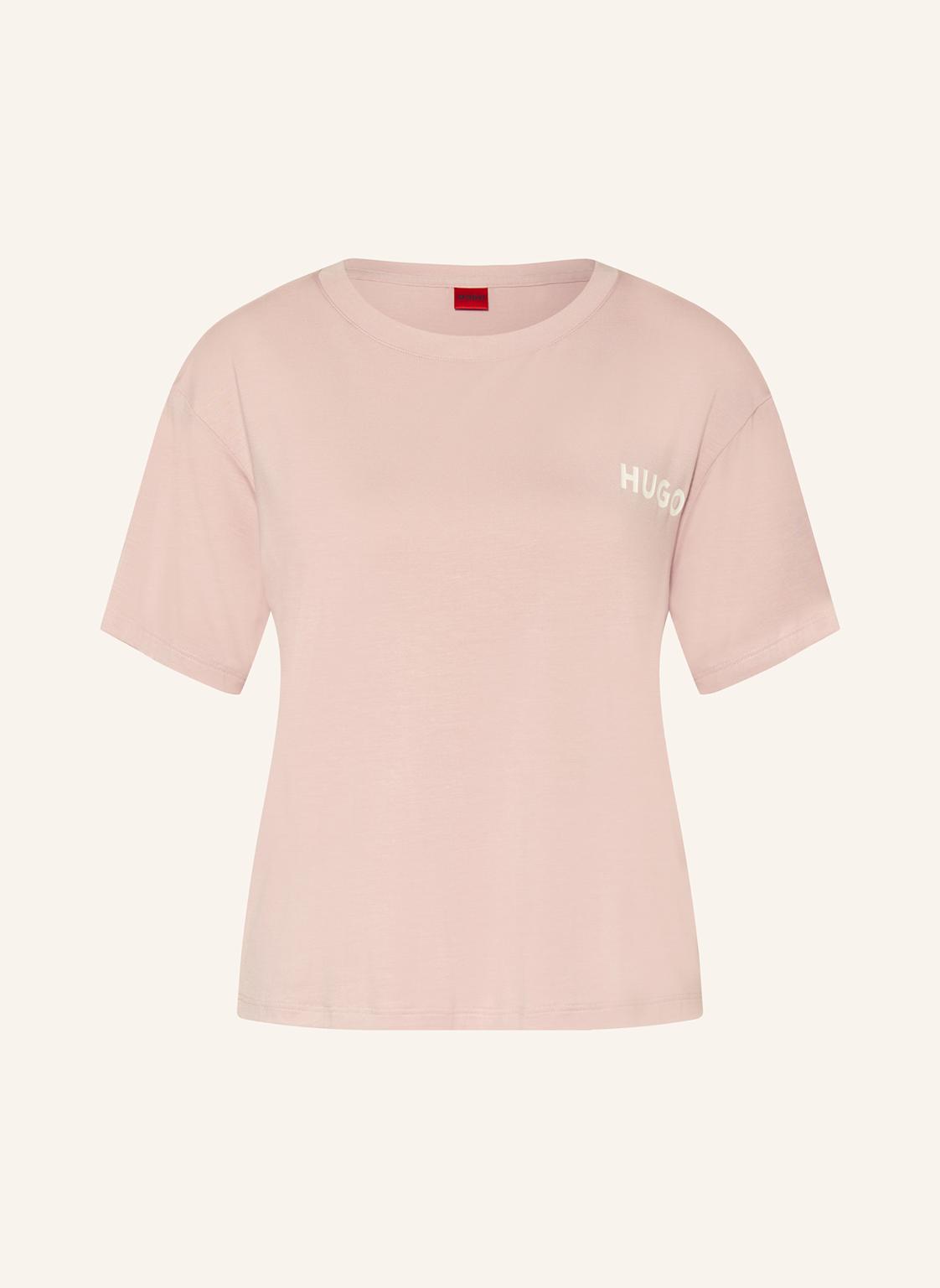 Hugo Lounge-Shirt Unite rosa von HUGO