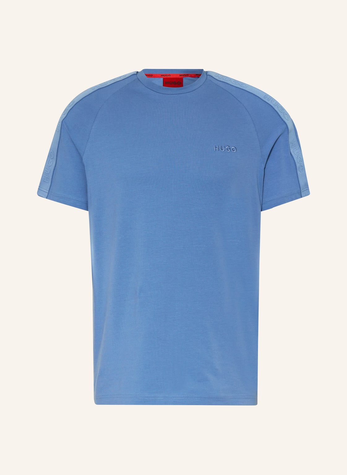 Hugo Lounge-Shirt blau von HUGO