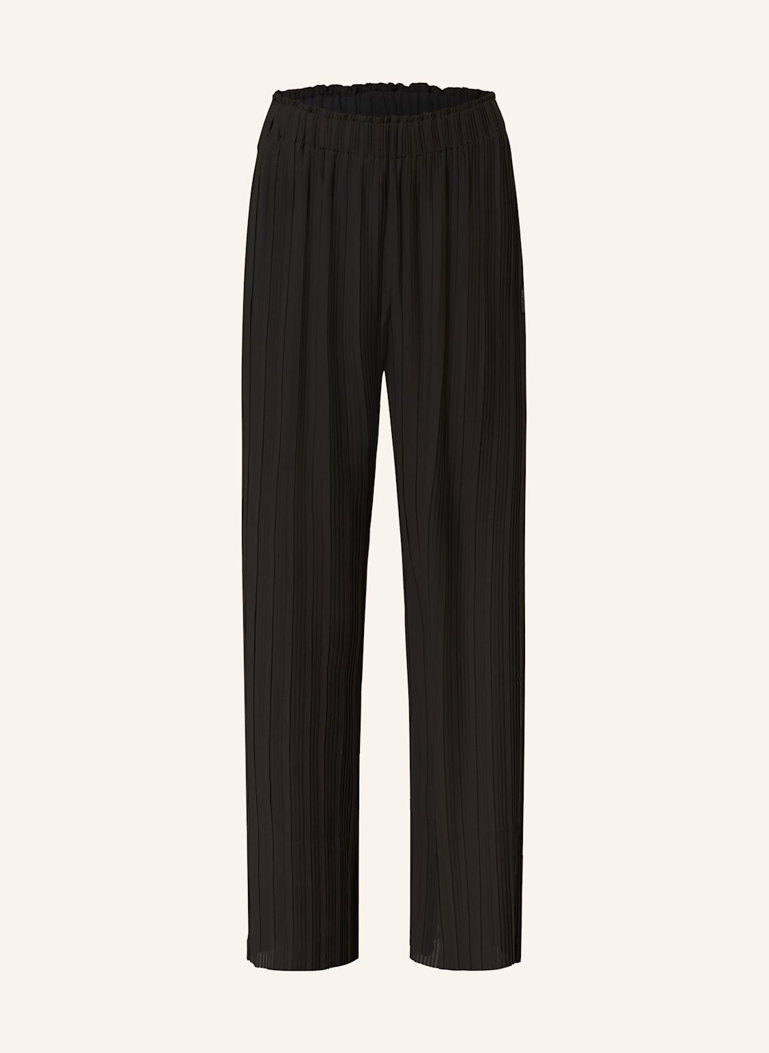 Hugo Marlenehose Hiresa Mit Plissees schwarz Hugo Marlenehose Hiresa Mit Plissees schwarz von HUGO