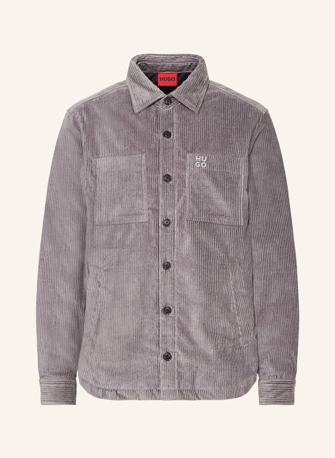 Hugo Overjacket Egriso Aus Cord grau Hugo Overjacket Egriso Aus Cord grau von HUGO