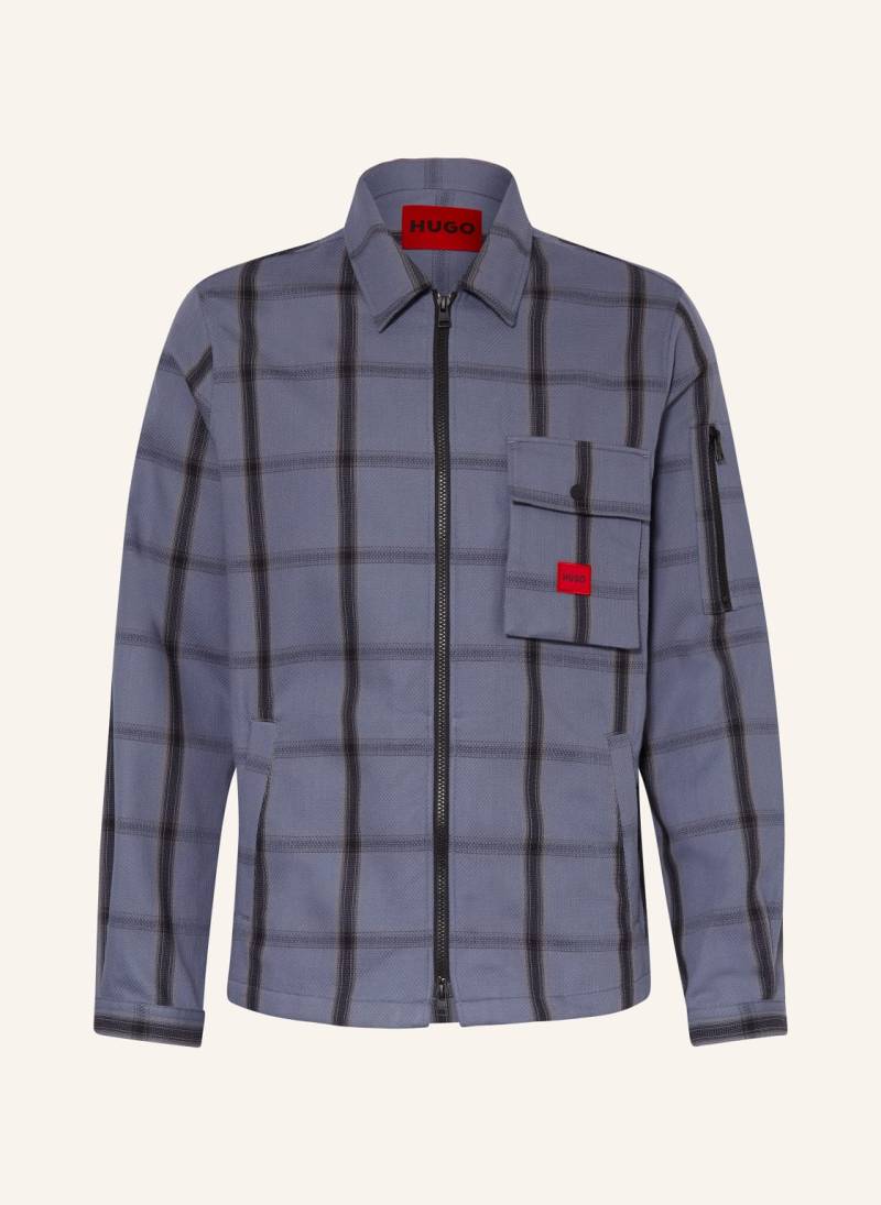 Hugo Overshirt Emmond blau von HUGO