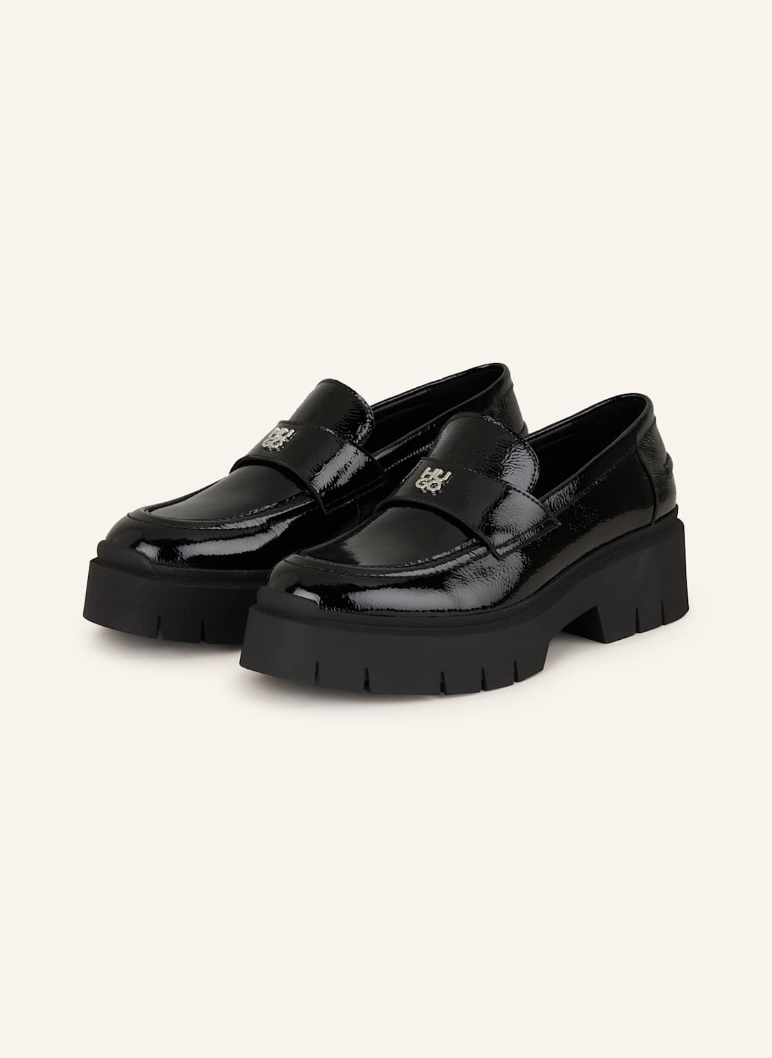Hugo Plateauloafer Kris schwarz Hugo Plateauloafer Kris schwarz von HUGO