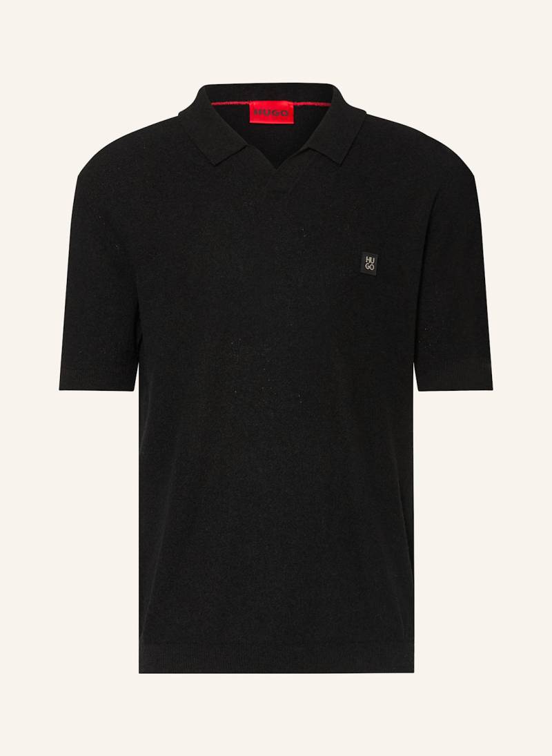 Hugo Poloshirt Shiplom schwarz von HUGO
