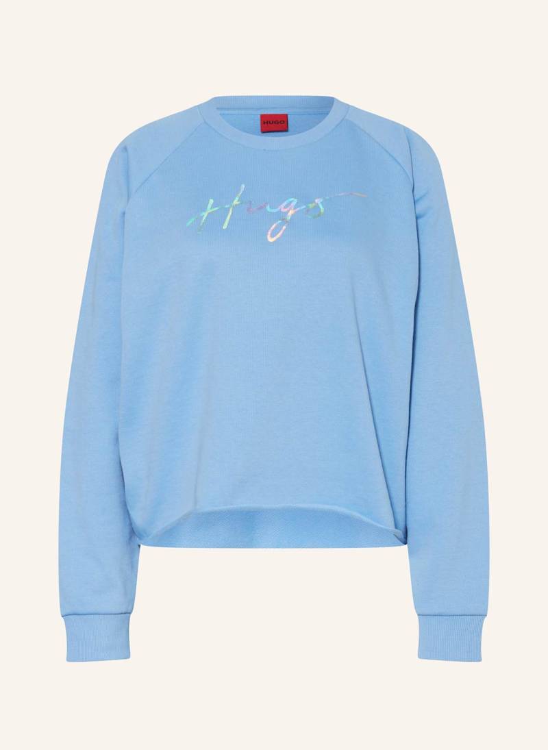 Hugo Pullover Darace blau von HUGO