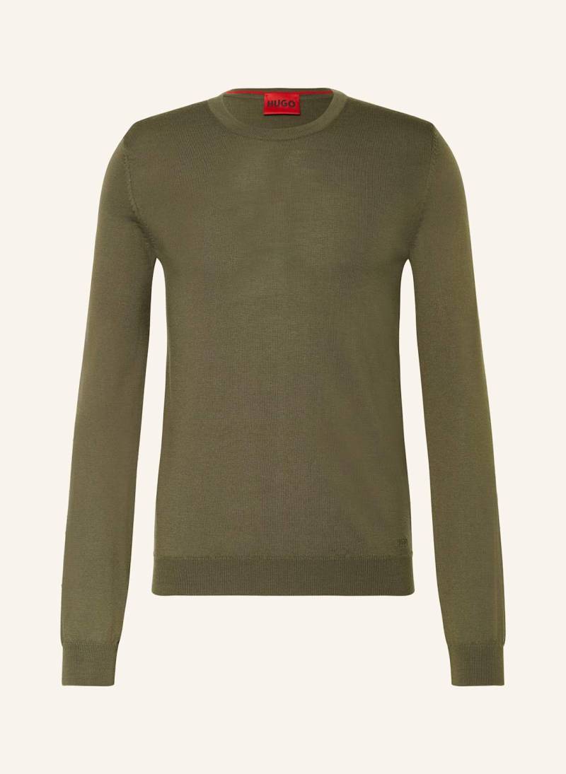 Hugo Pullover San Cedric grau von HUGO