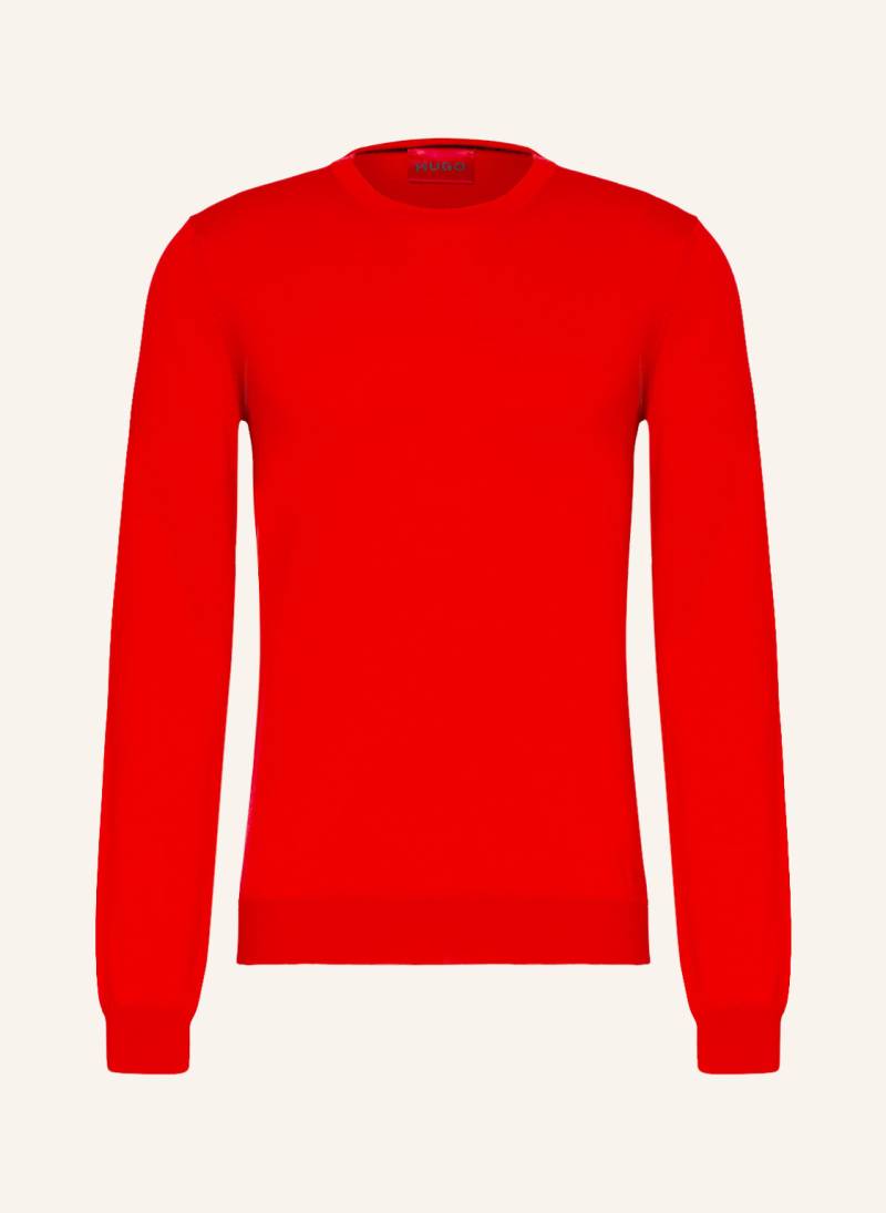 Hugo Pullover San Cedric rot von HUGO