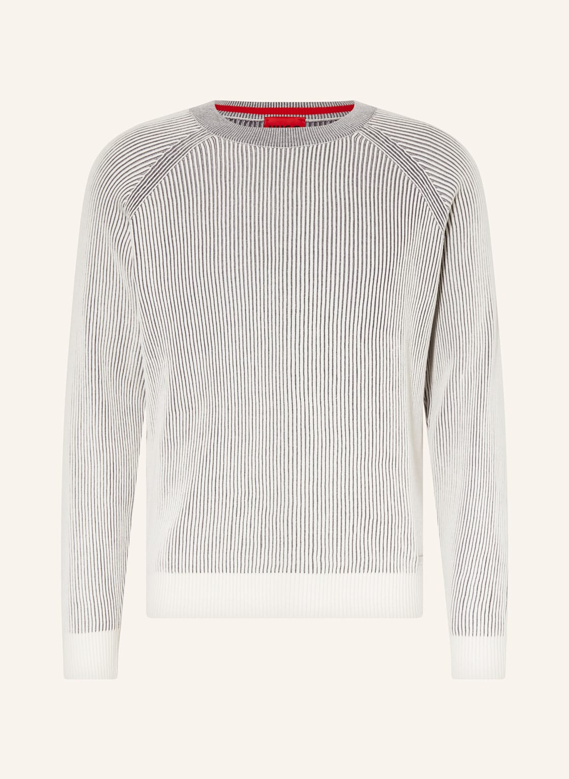 Hugo Pullover Squizzo weiss von HUGO