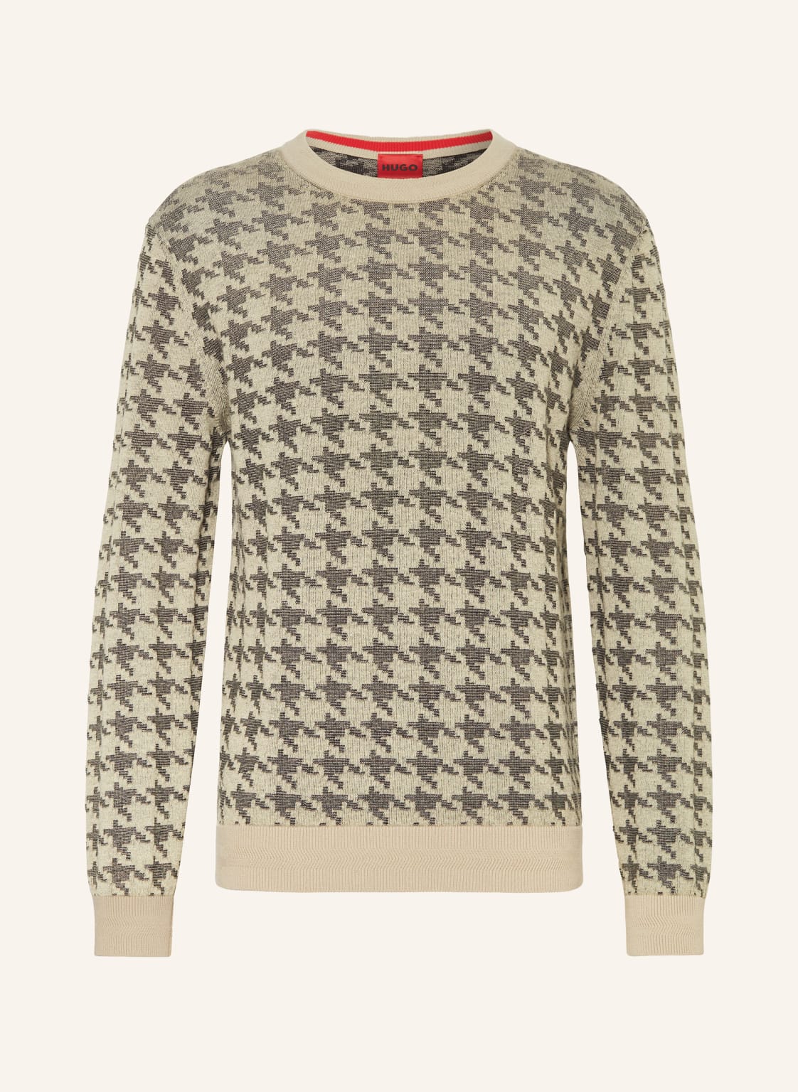 Hugo Pullover Steeth beige von HUGO