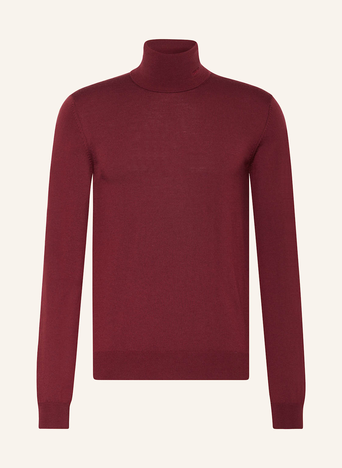 Hugo Rollkragenpullover San Thomas rot von HUGO