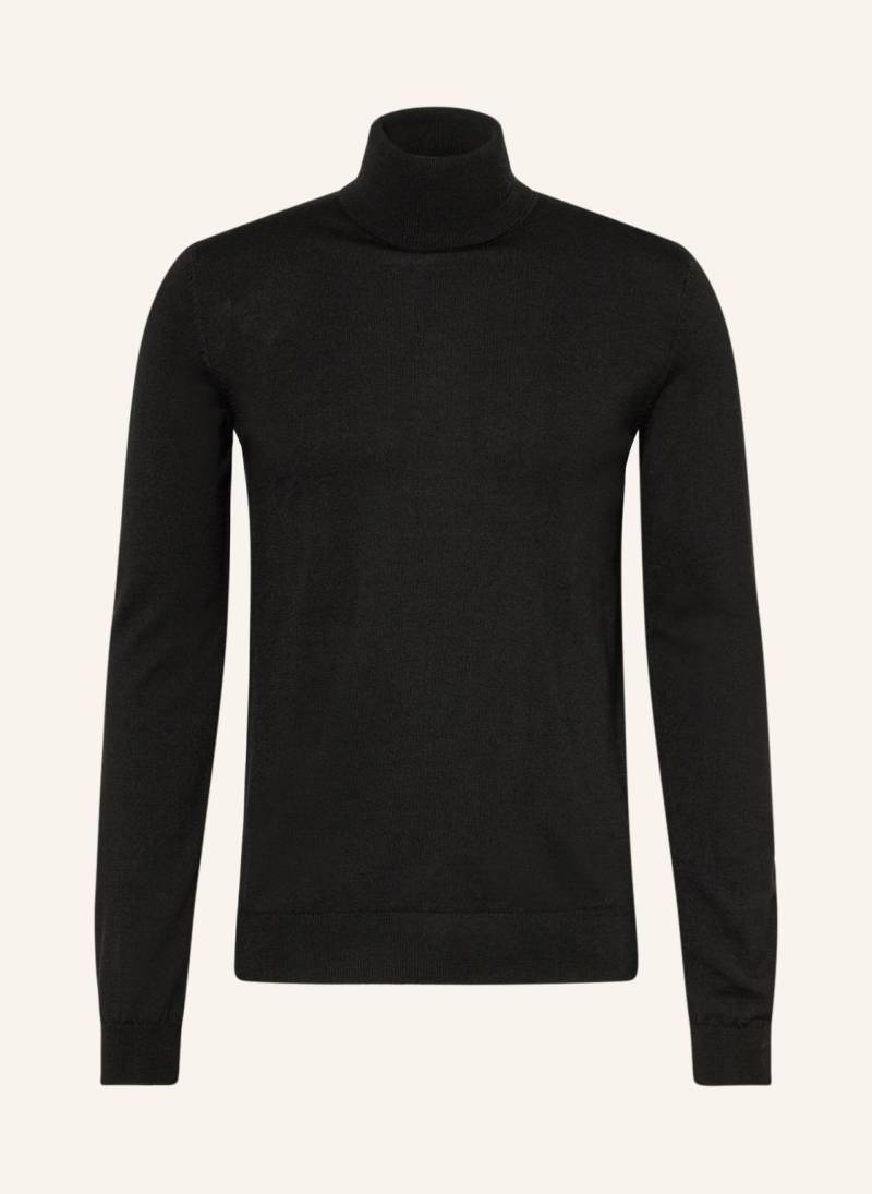 Hugo Rollkragenpullover San Thomas schwarz von HUGO