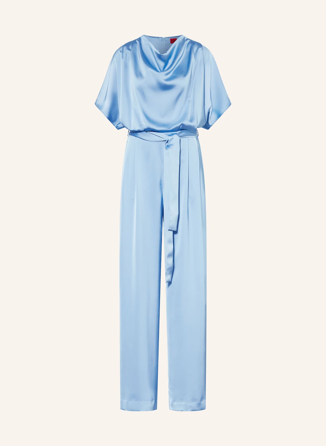 Hugo Satin-Jumpsuit Kasmina blau von HUGO