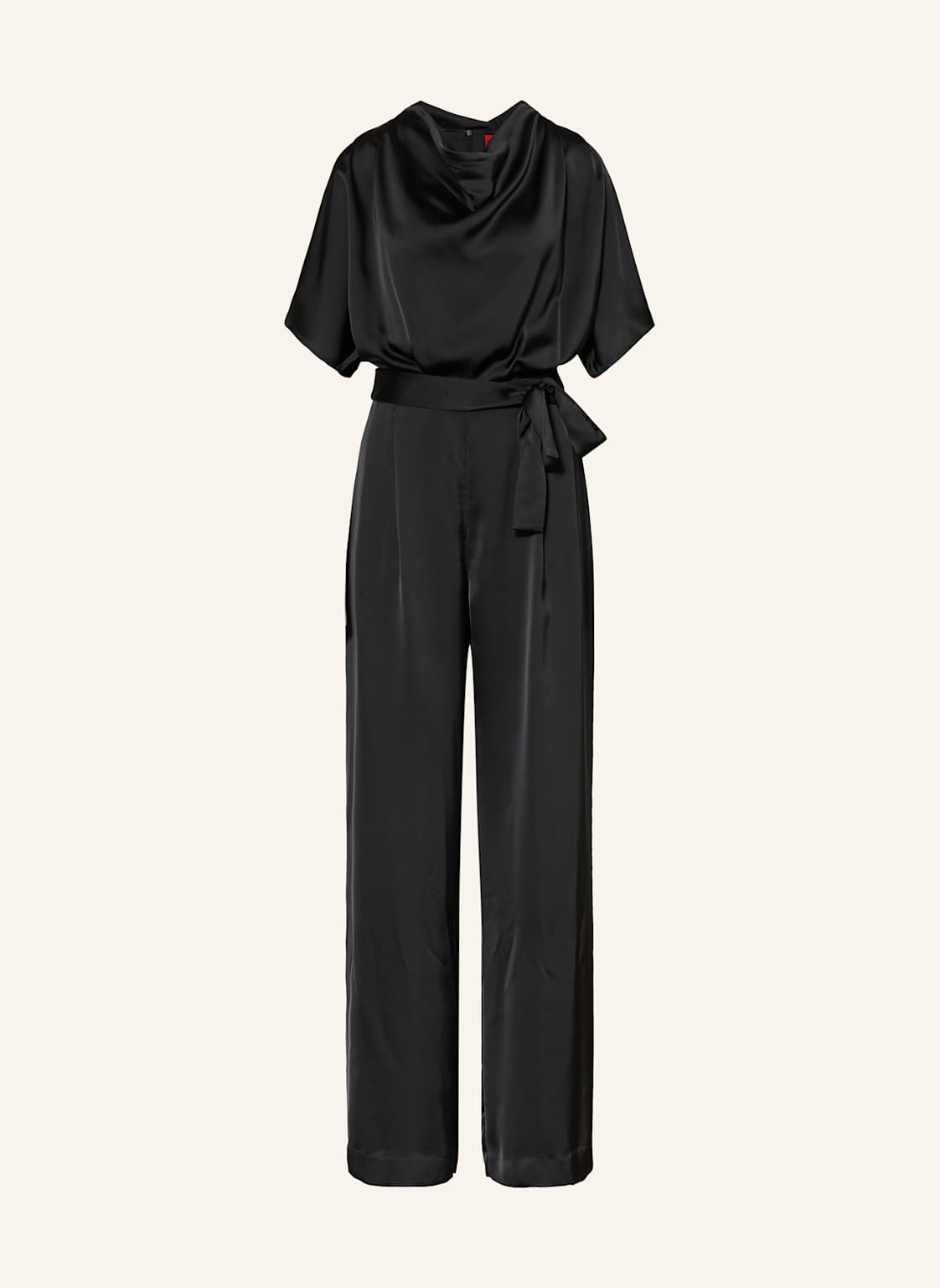 Hugo Satin-Jumpsuit Kasmina schwarz Hugo Satin-Jumpsuit Kasmina schwarz von HUGO