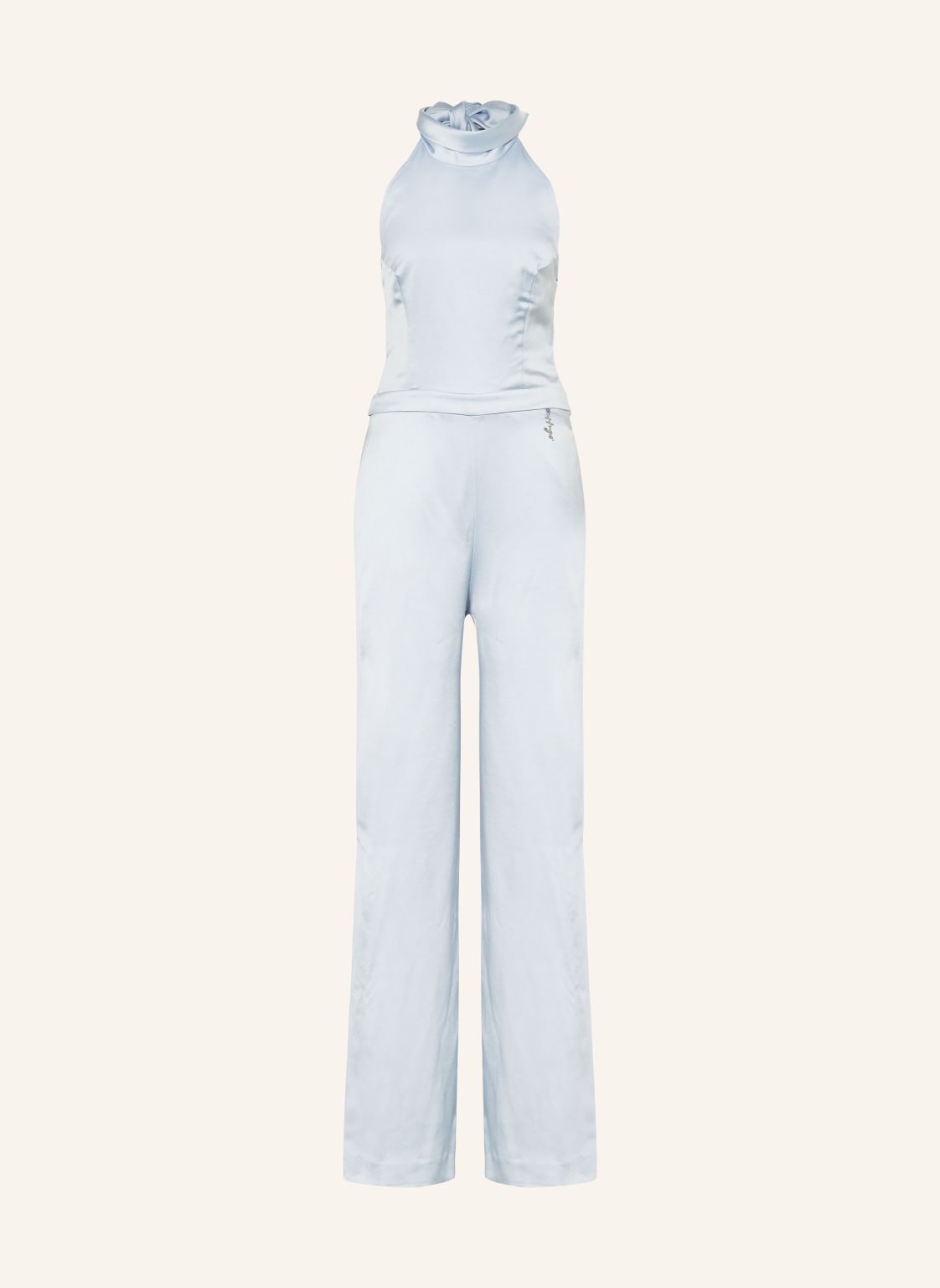 Hugo Satin-Jumpsuit Ketania blau von HUGO