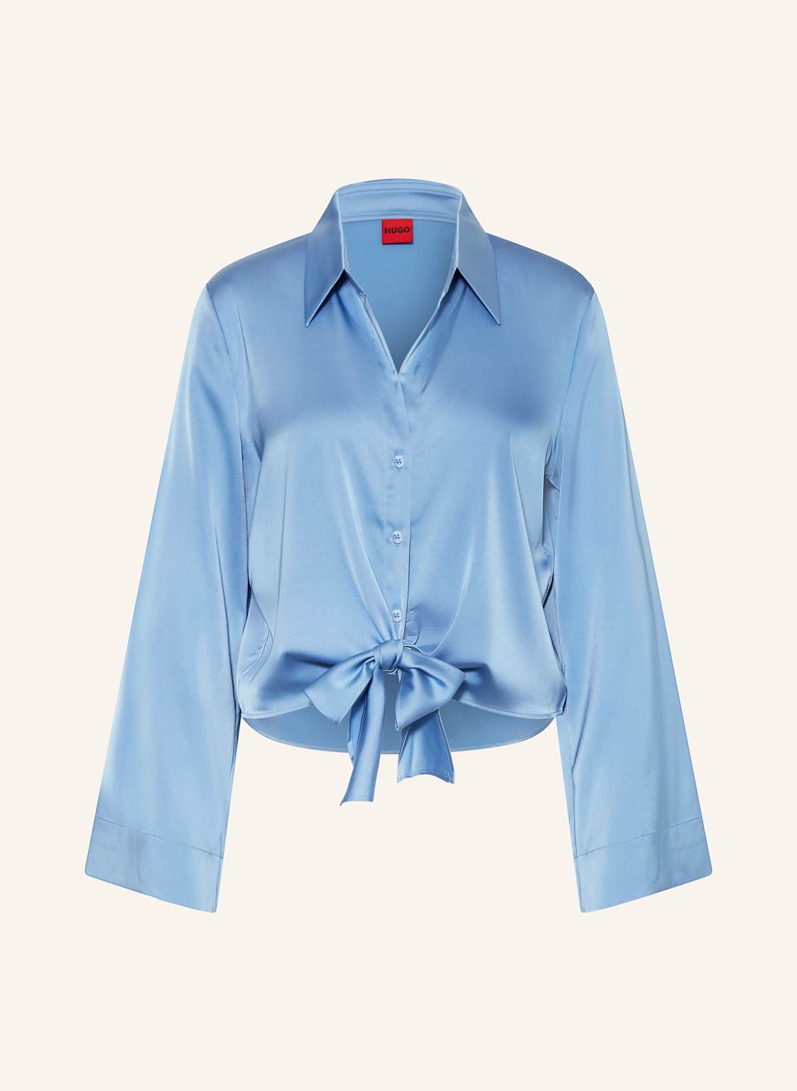 Hugo Satinbluse Errika blau Hugo Satinbluse Errika blau von HUGO