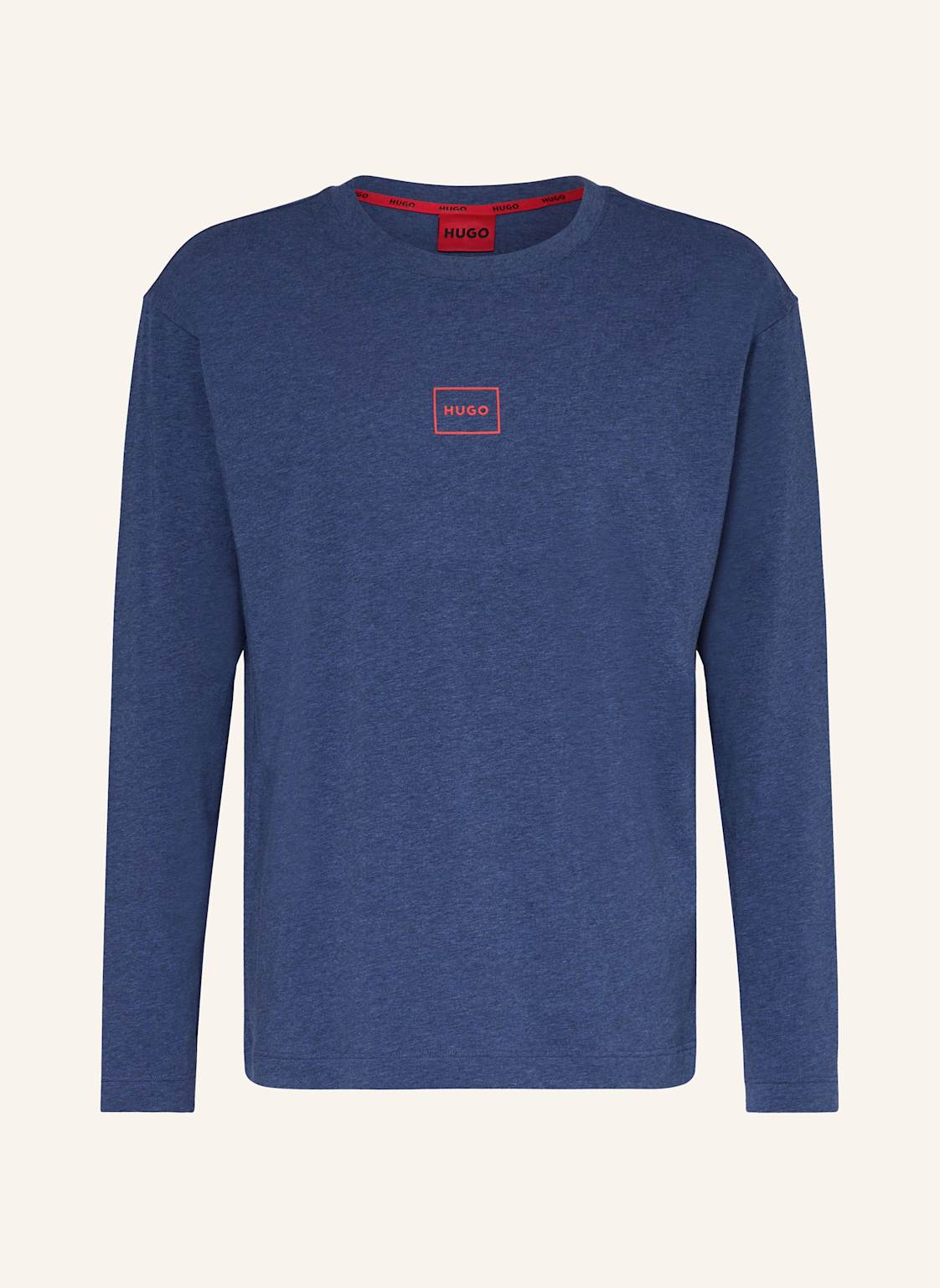 Hugo Schlafshirt Laze blau von HUGO