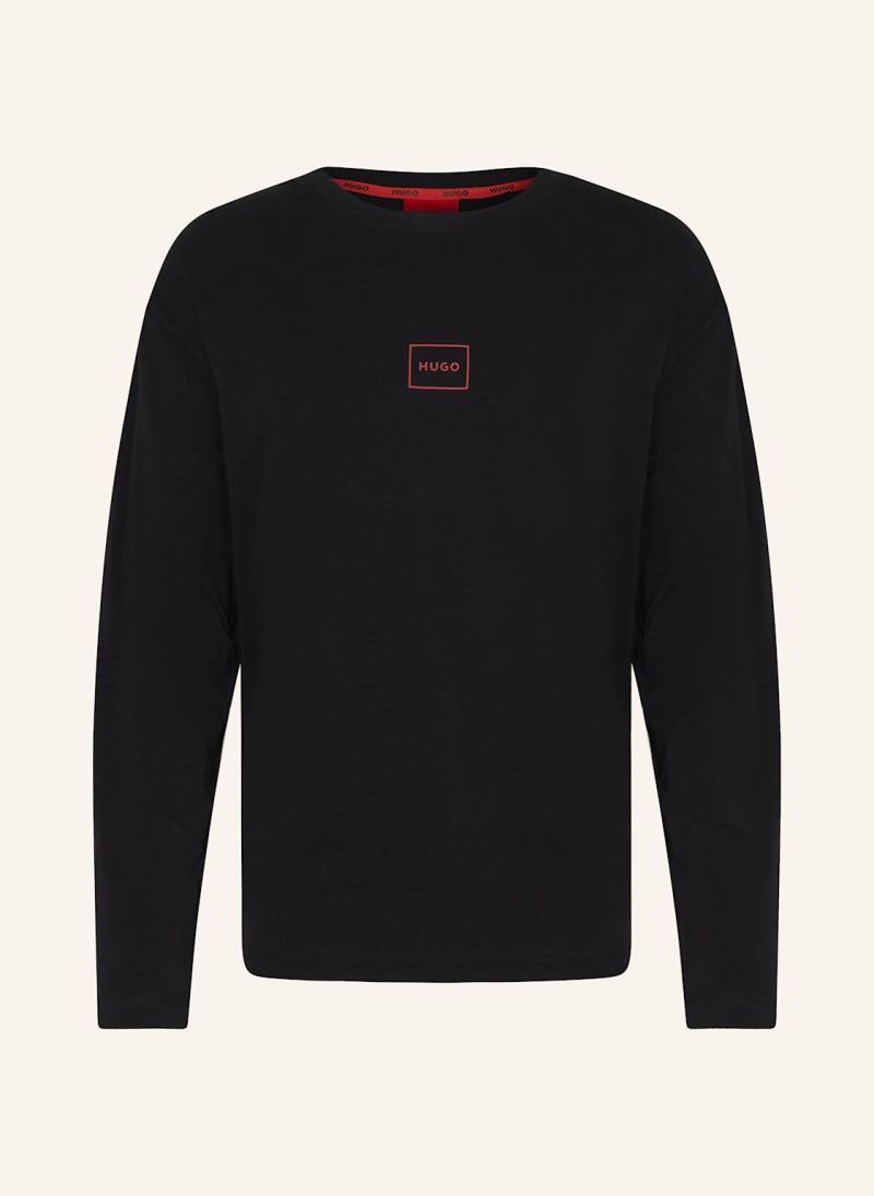 Hugo Schlafshirt Laze schwarz von HUGO