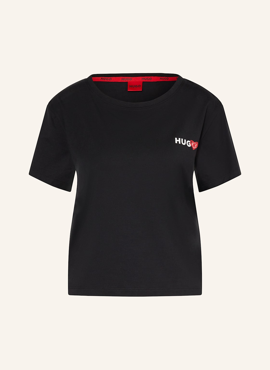 Hugo Schlafshirt Nikka schwarz Hugo Schlafshirt Nikka schwarz von HUGO