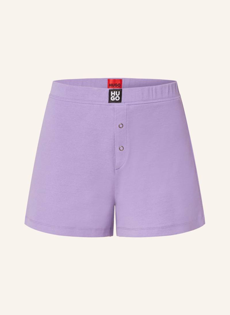 Hugo Schlafshorts Luna lila von HUGO