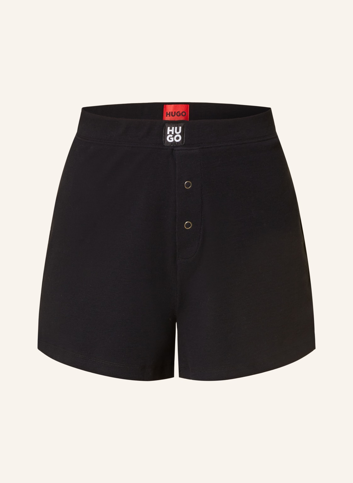 Hugo Schlafshorts Luna schwarz von HUGO