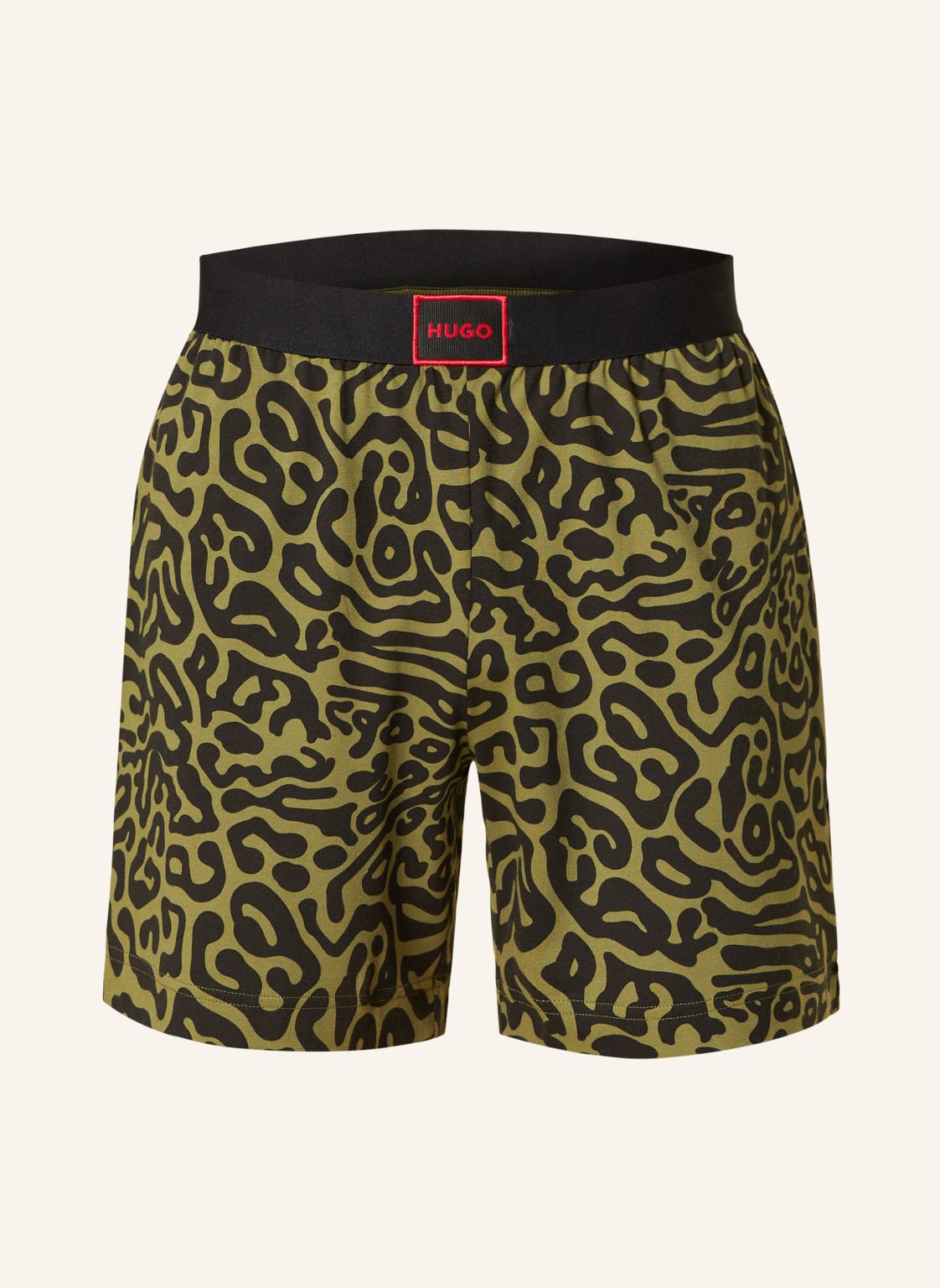 Hugo Schlafshorts Pufferfish gruen von HUGO