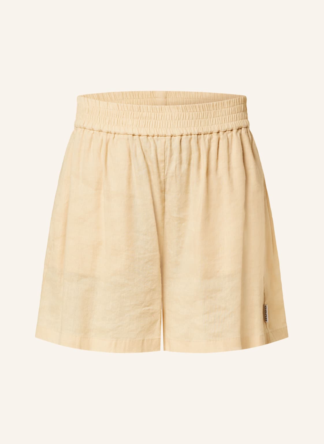 Hugo Shorts Hamanna Mit Leinen beige von HUGO