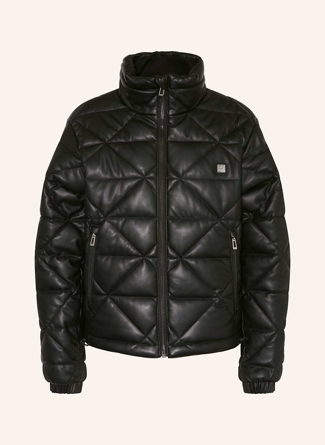 Hugo Steppjacke Fermina In Lederoptik schwarz Hugo Steppjacke Fermina In Lederoptik schwarz von HUGO