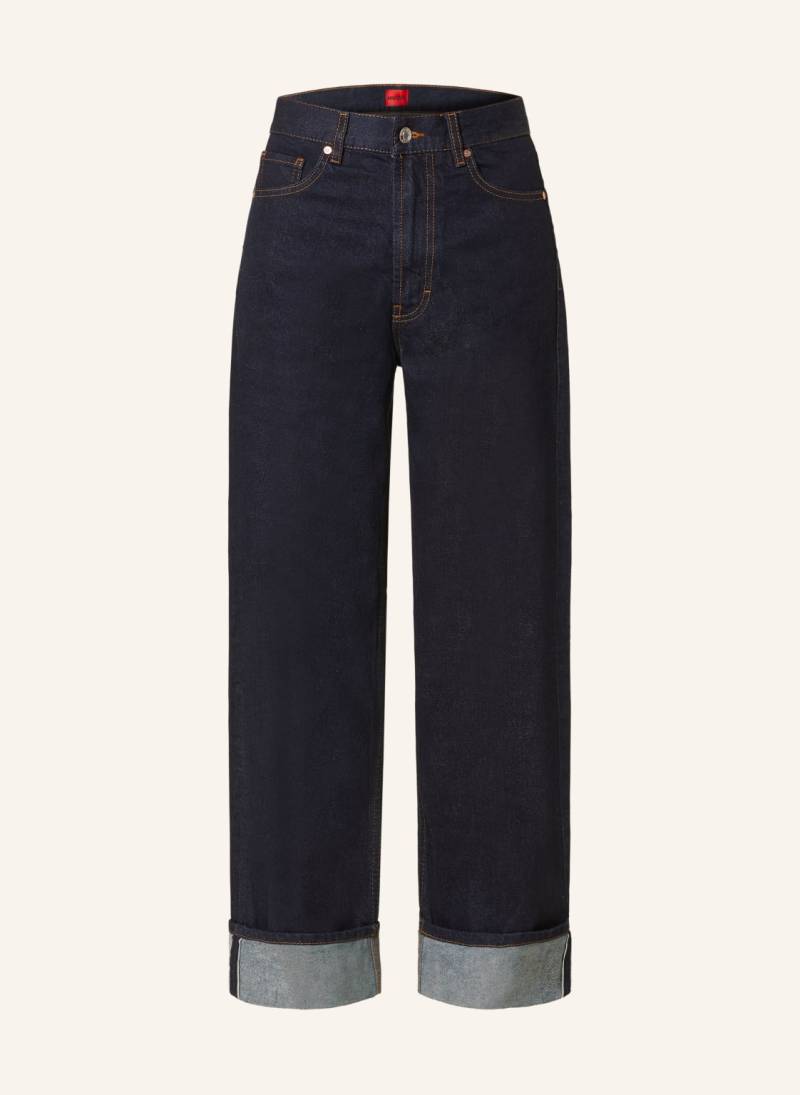 Hugo Straight Jeans Gealena blau von HUGO