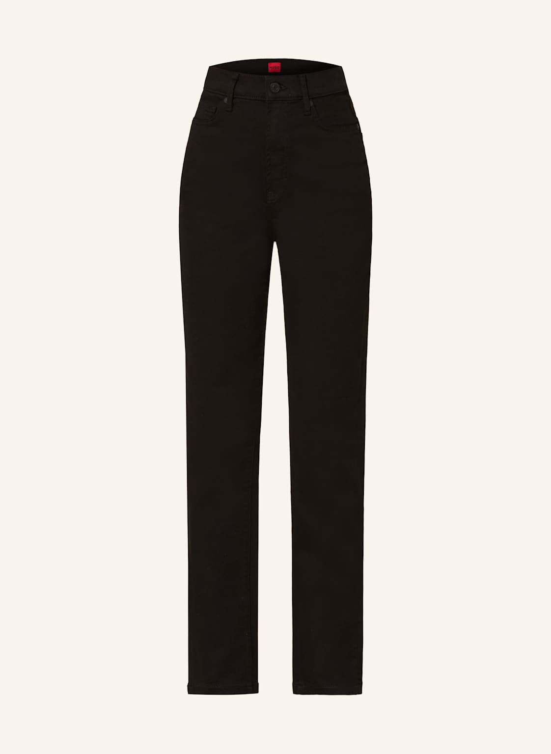 Hugo Straight Jeans Gitria schwarz von HUGO