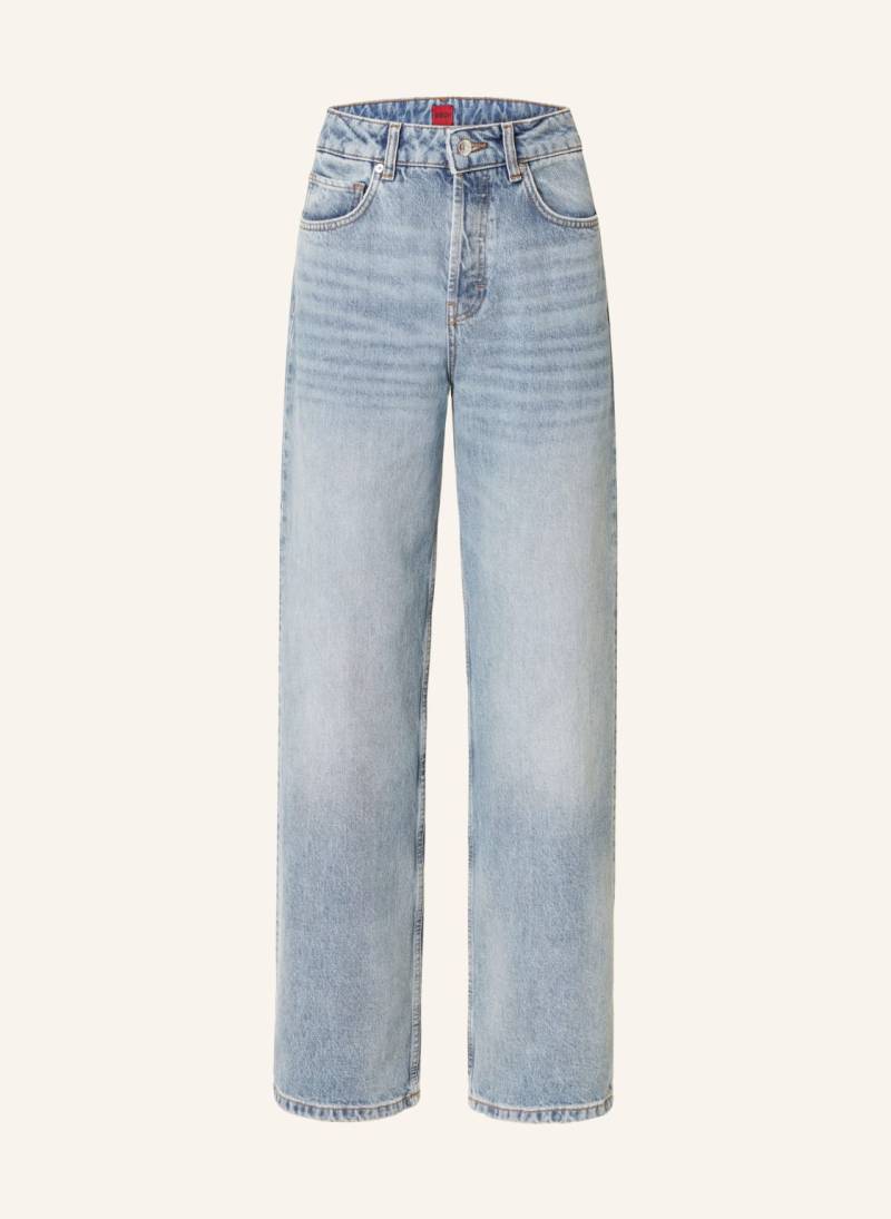 Hugo Straight Jeans blau von HUGO