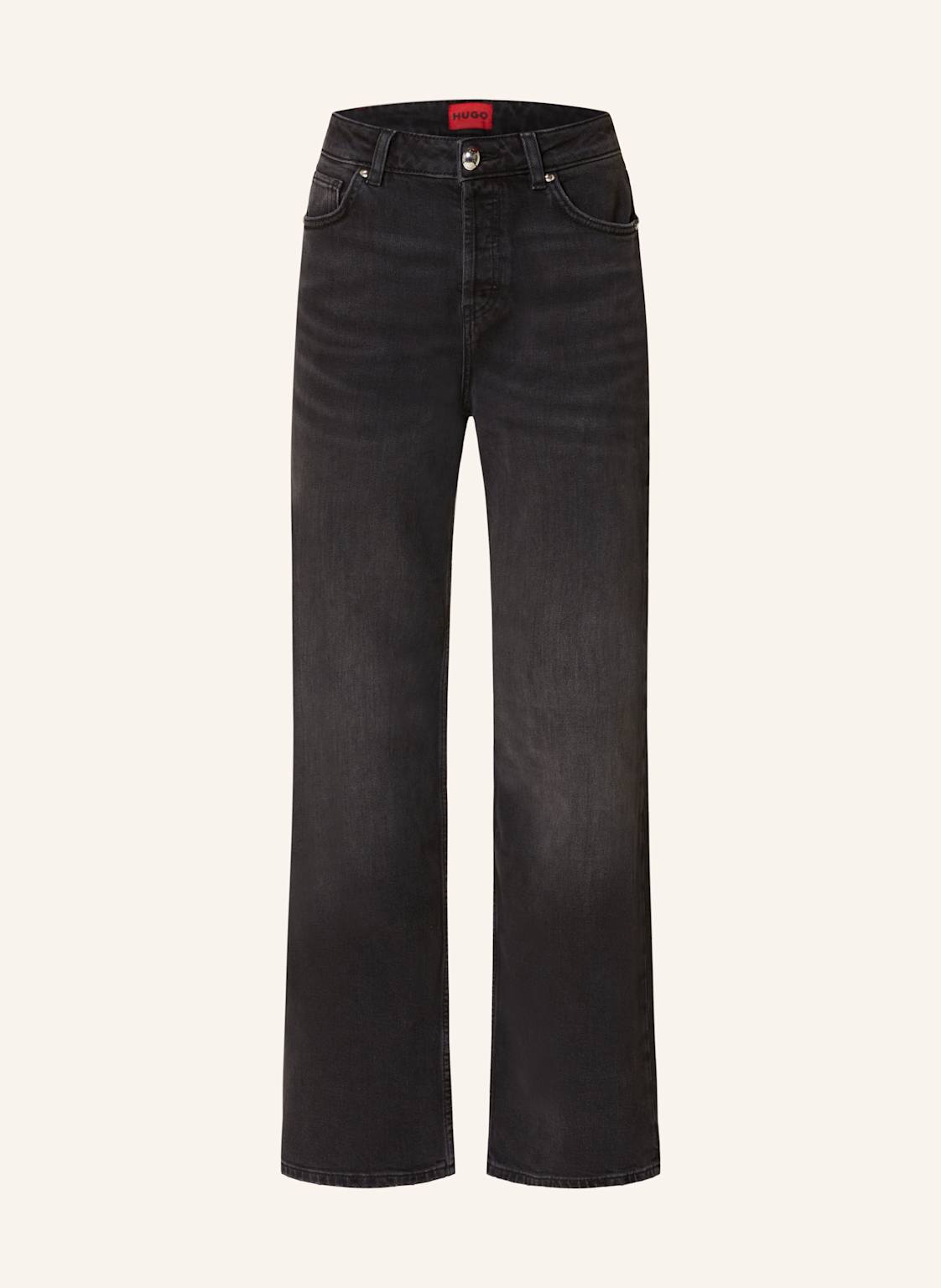 Hugo Straight Jeans schwarz von HUGO