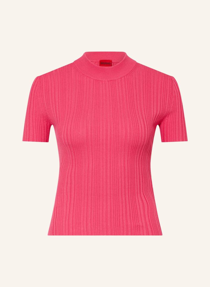 Hugo Strickshirt Sarpharim pink von HUGO