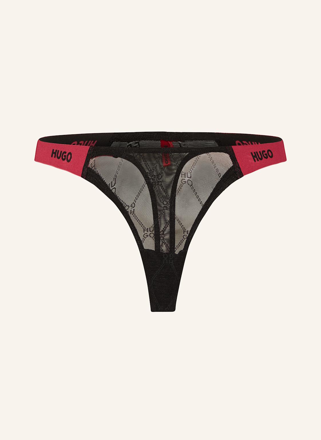 Hugo String Sporty Lace schwarz von HUGO