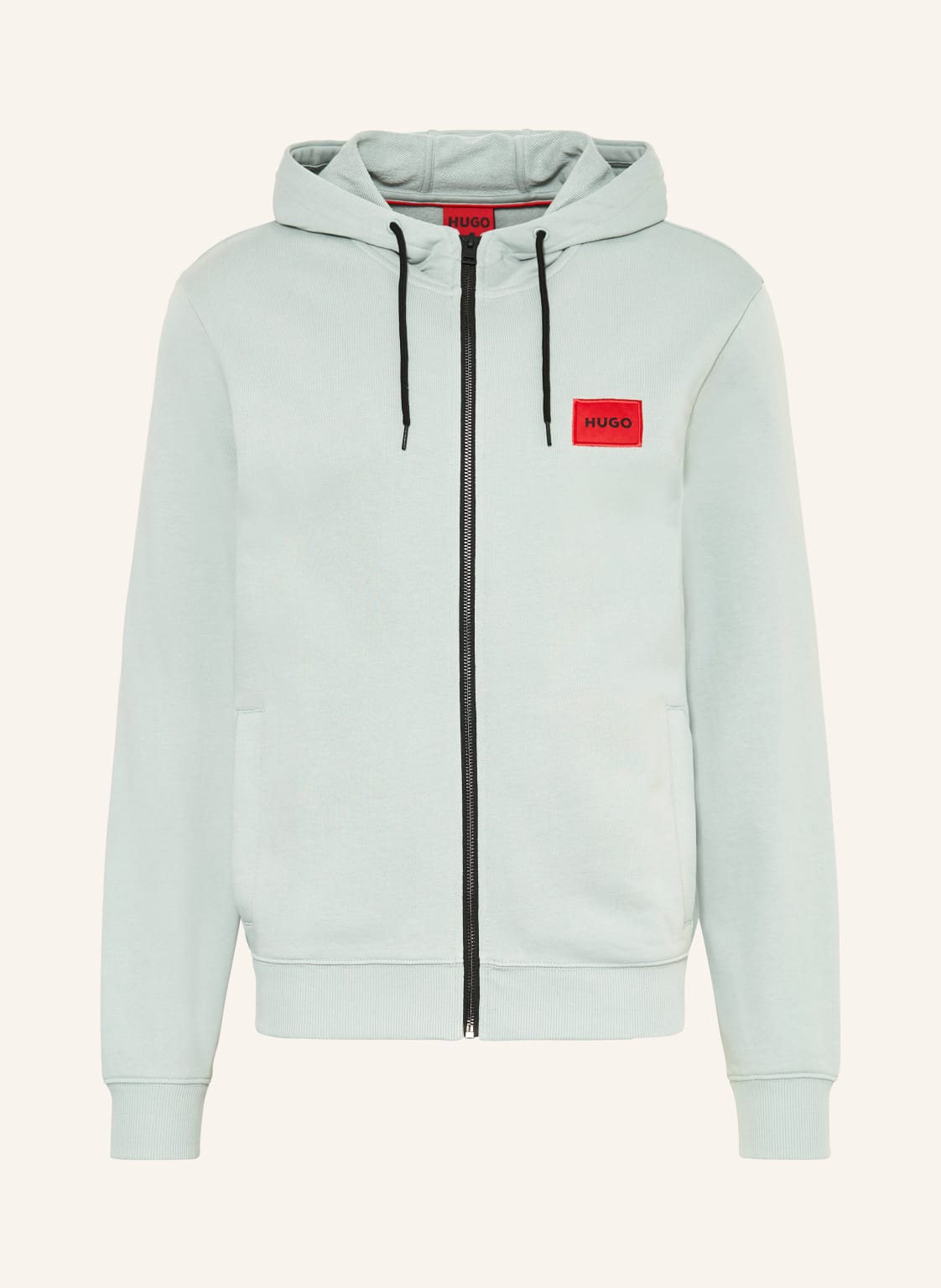 Hugo Sweatjacke Daple gruen von HUGO