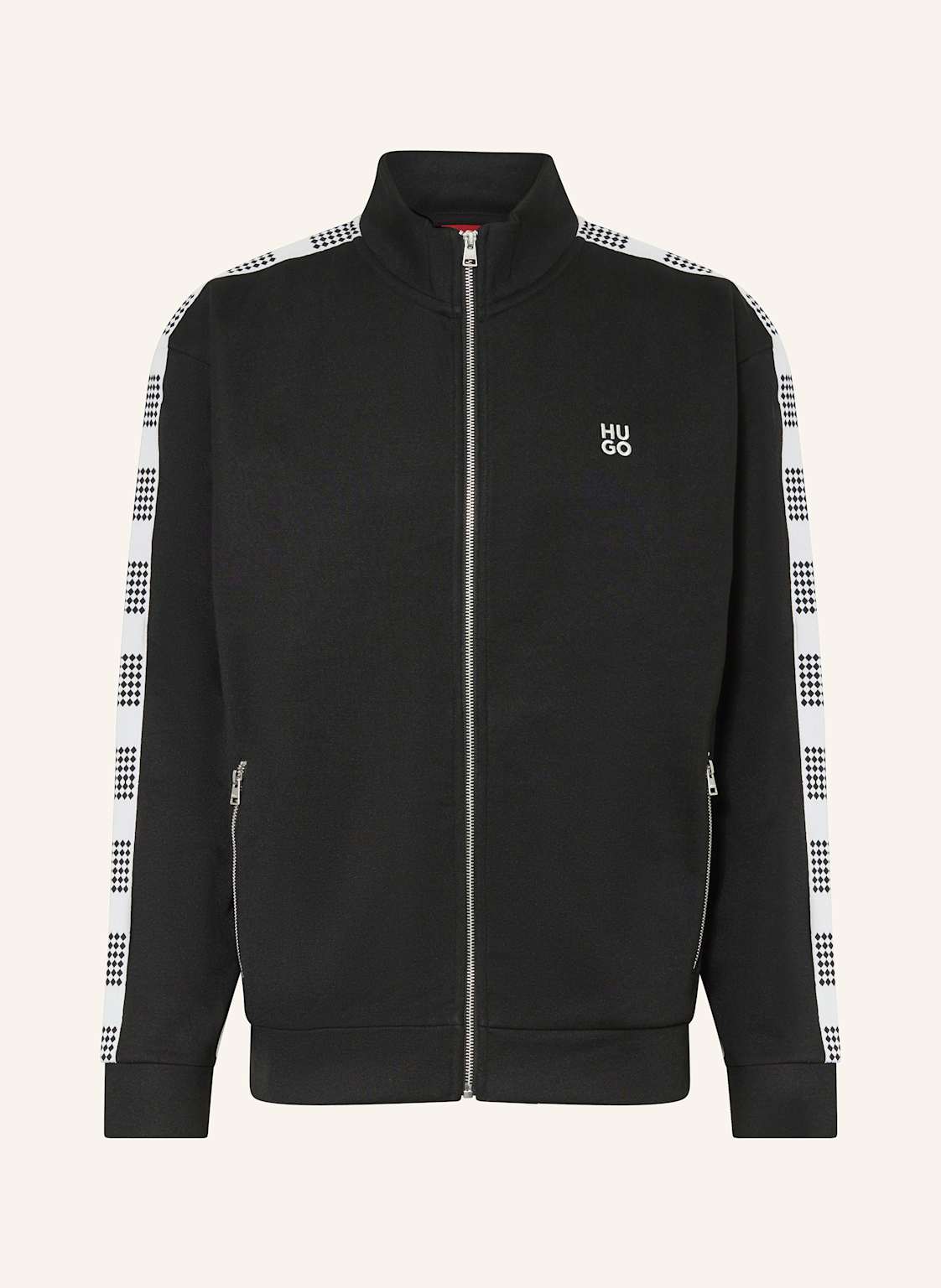 Hugo Sweatjacke Dusino schwarz von HUGO