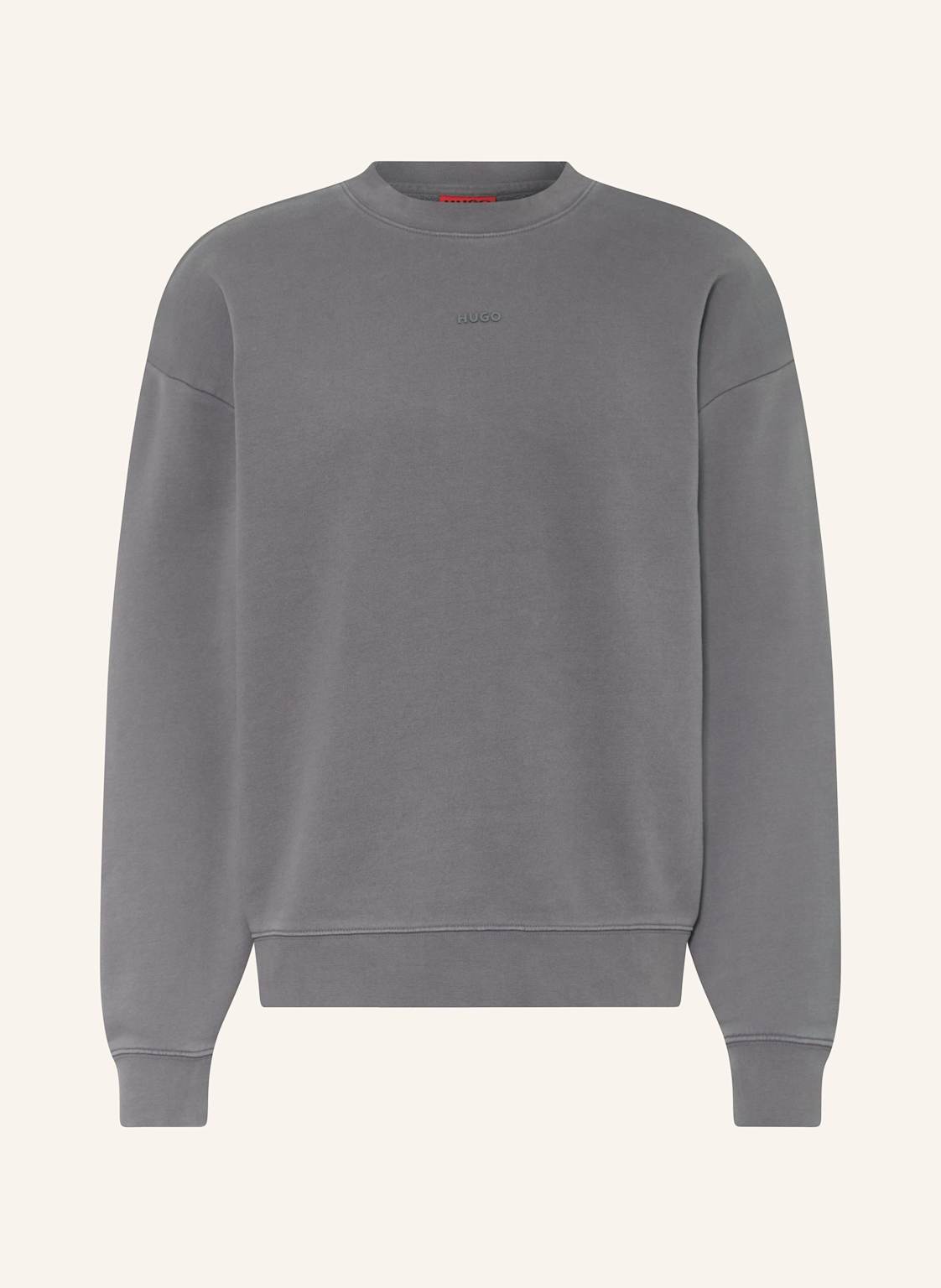 Hugo Sweatshirt Dopaly grau von HUGO