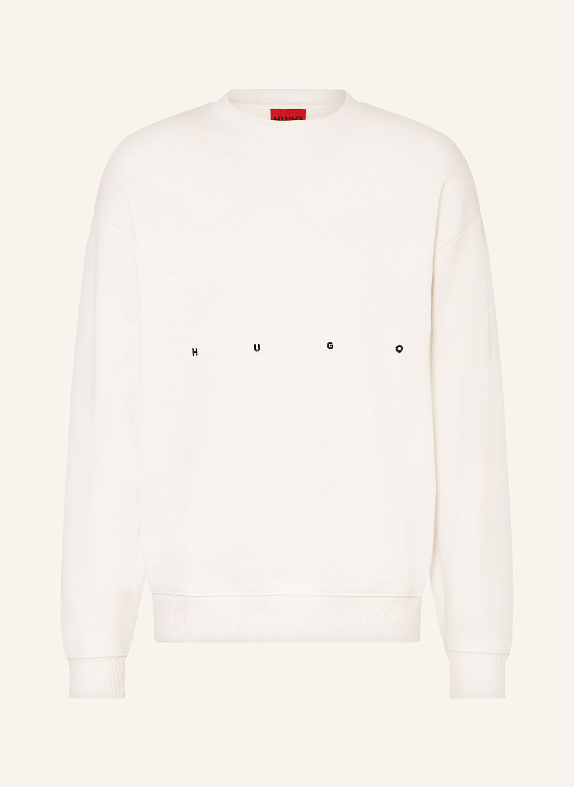 Hugo Sweatshirt Dutap weiss von HUGO