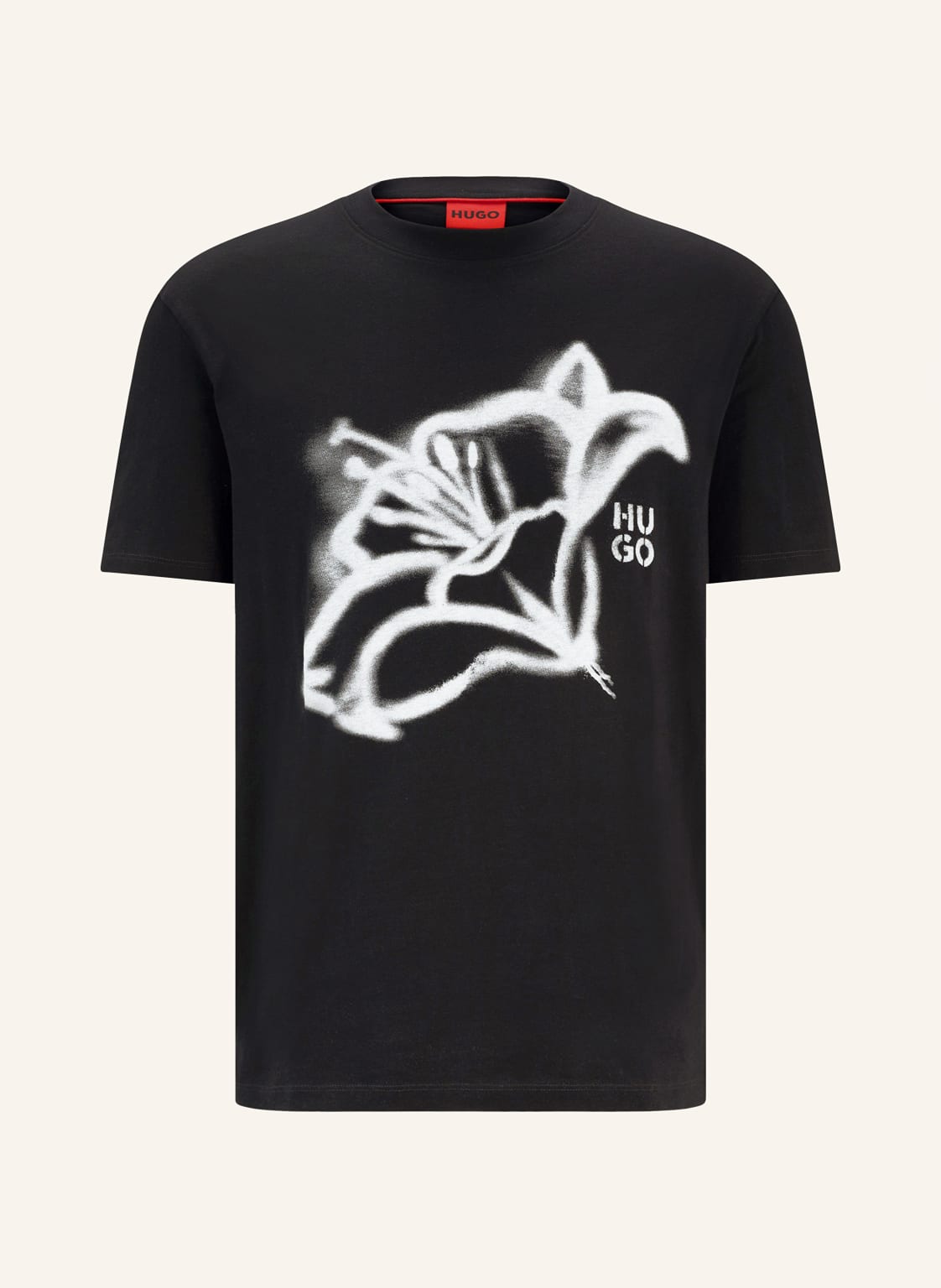 Hugo T-Shirt Dablumo schwarz von HUGO