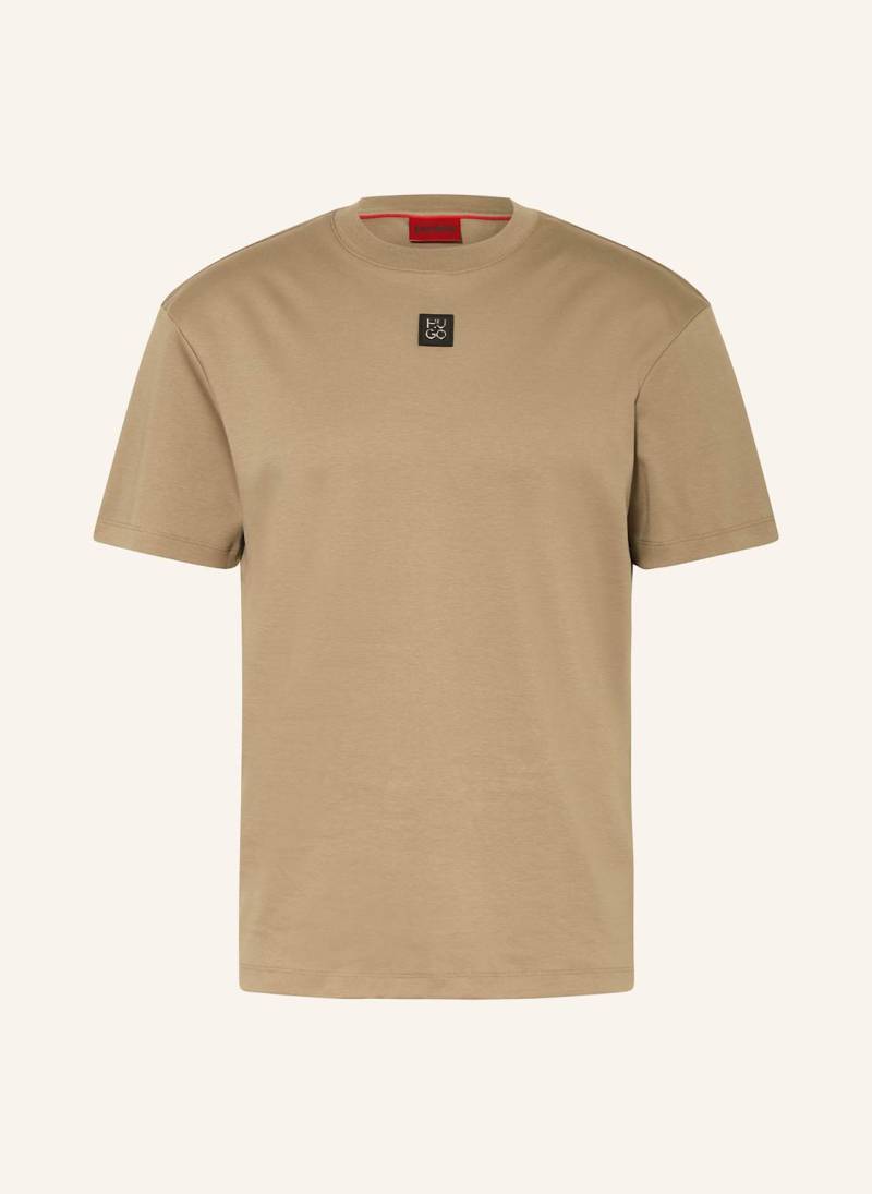 Hugo T-Shirt Dalile braun von HUGO