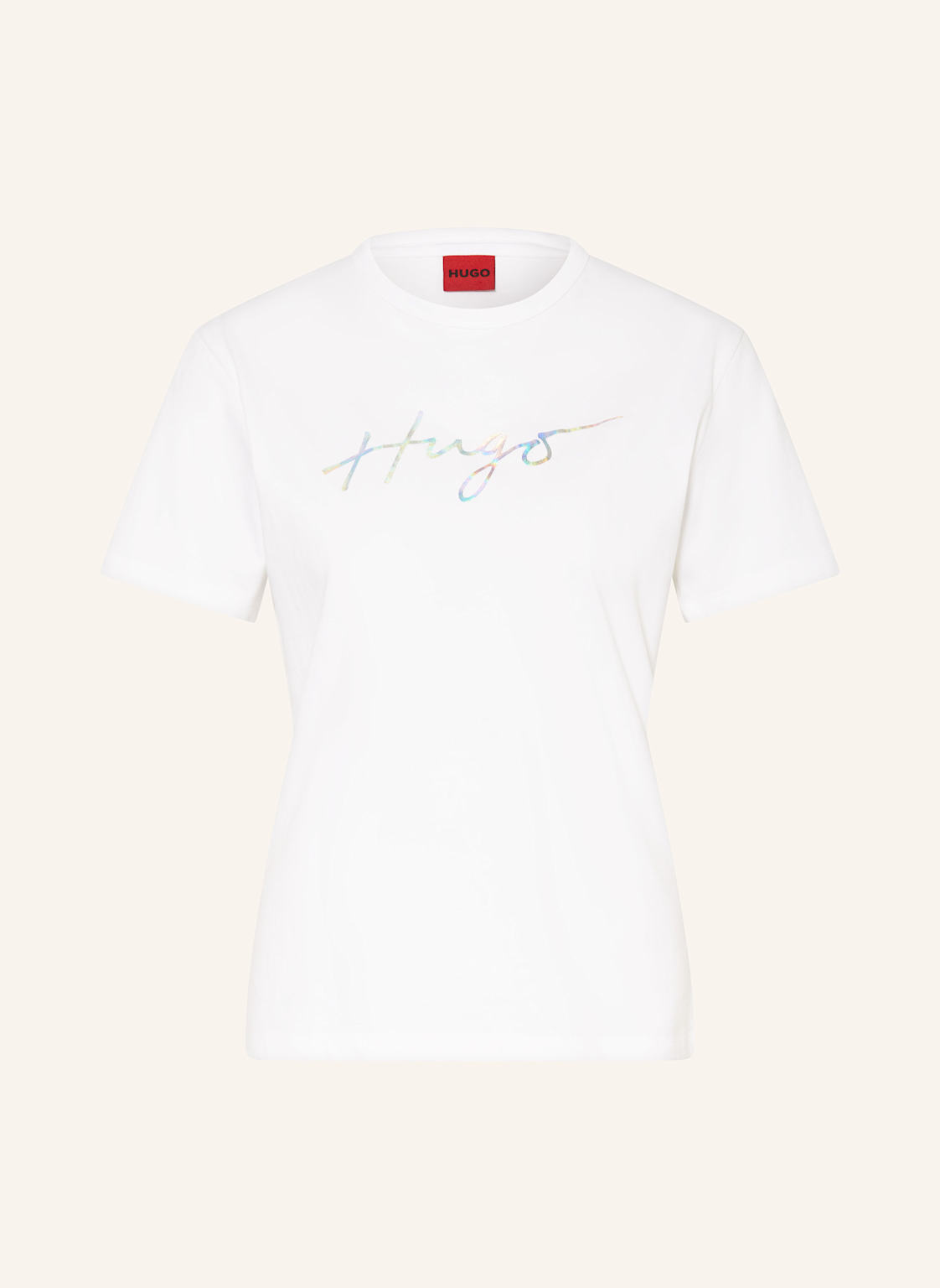 Hugo T-Shirt Damacia weiss von HUGO