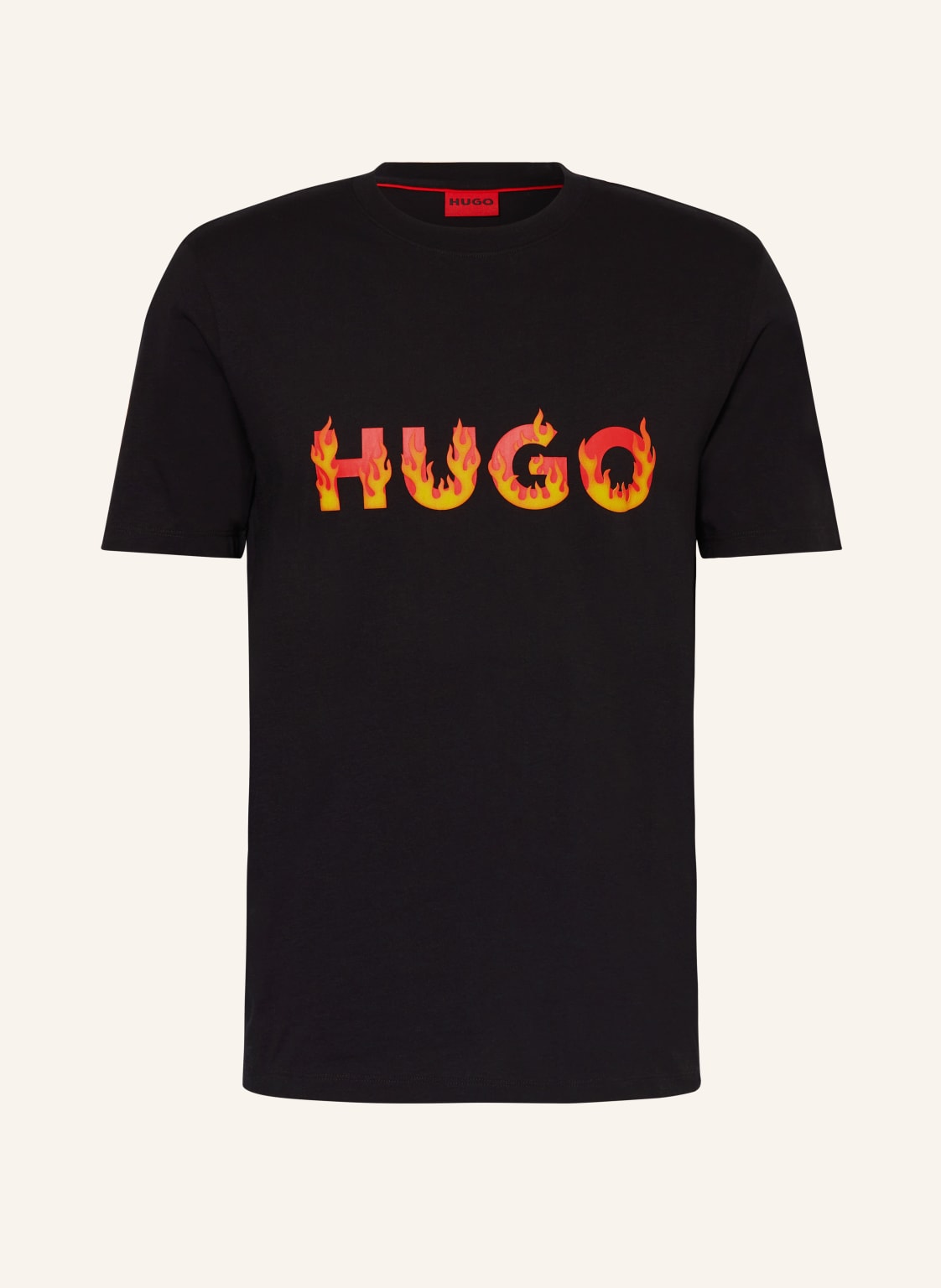 Hugo T-Shirt Danda schwarz von HUGO